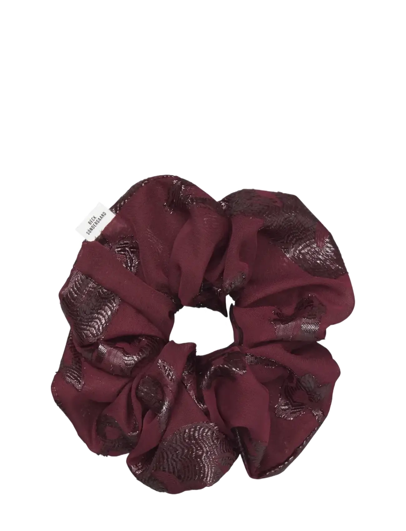 Becksöndergaard Fina Scrunchie - Hårpynt - ZINFANDEL BURGUNDY / burgundy