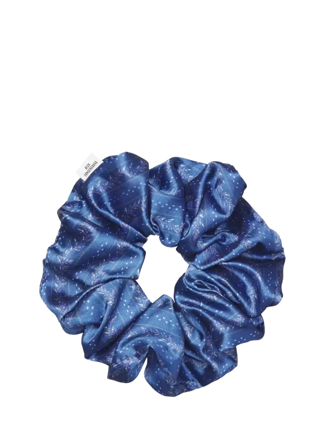 Becksöndergaard Ribbonia Luster Scrunchie - Hårpynt - NAVAL ACADEMY BLUE / navy