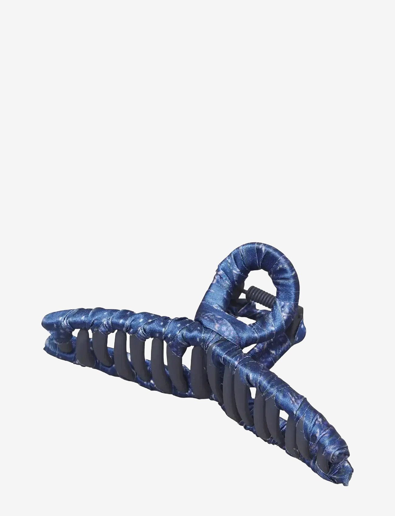 Becksöndergaard Ribbonia Luster Celabrina Hair Claw - Navy - ONE SIZE