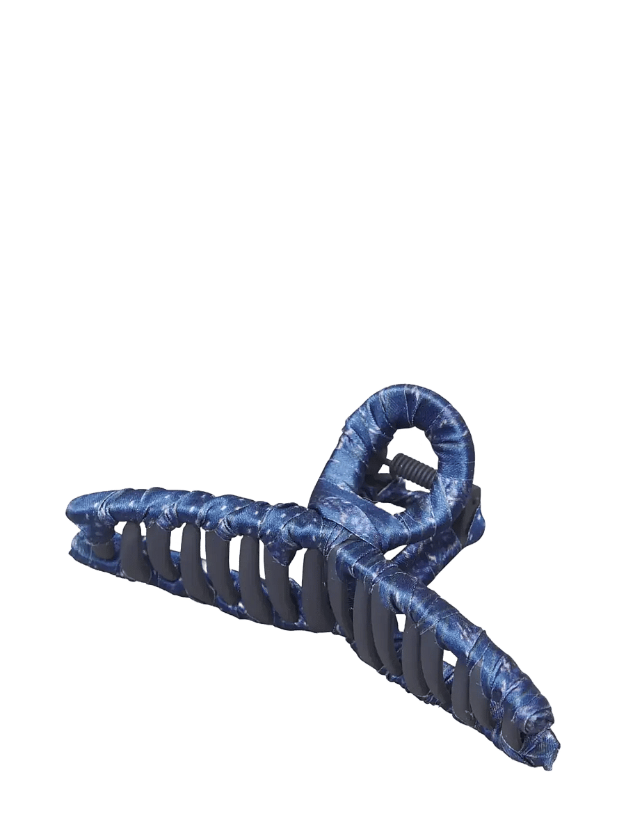 Becksöndergaard - Ribbonia Luster Celabrina Hair Claw - hårklemmer - naval academy blue - 0