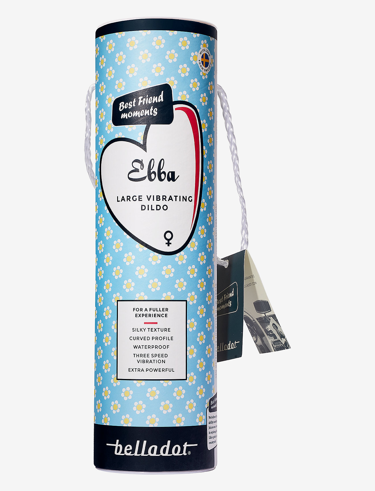 Belladot - Ebba Large Vibrating Dildo Red - sex & intimacy - red - 3