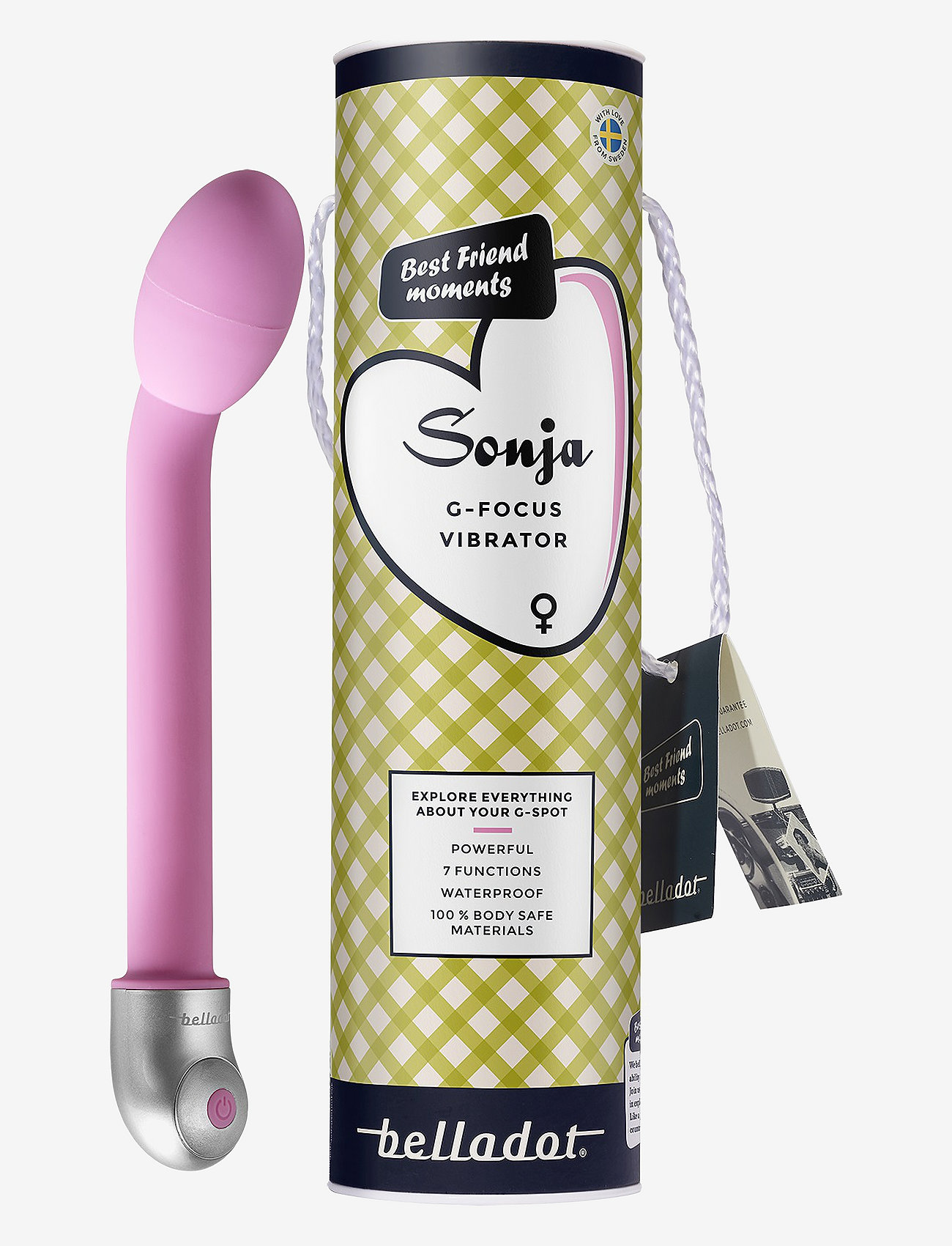 Belladot - Sonja G-Spot Focus Vibrator Pink - de laveste prisene - pink - 0