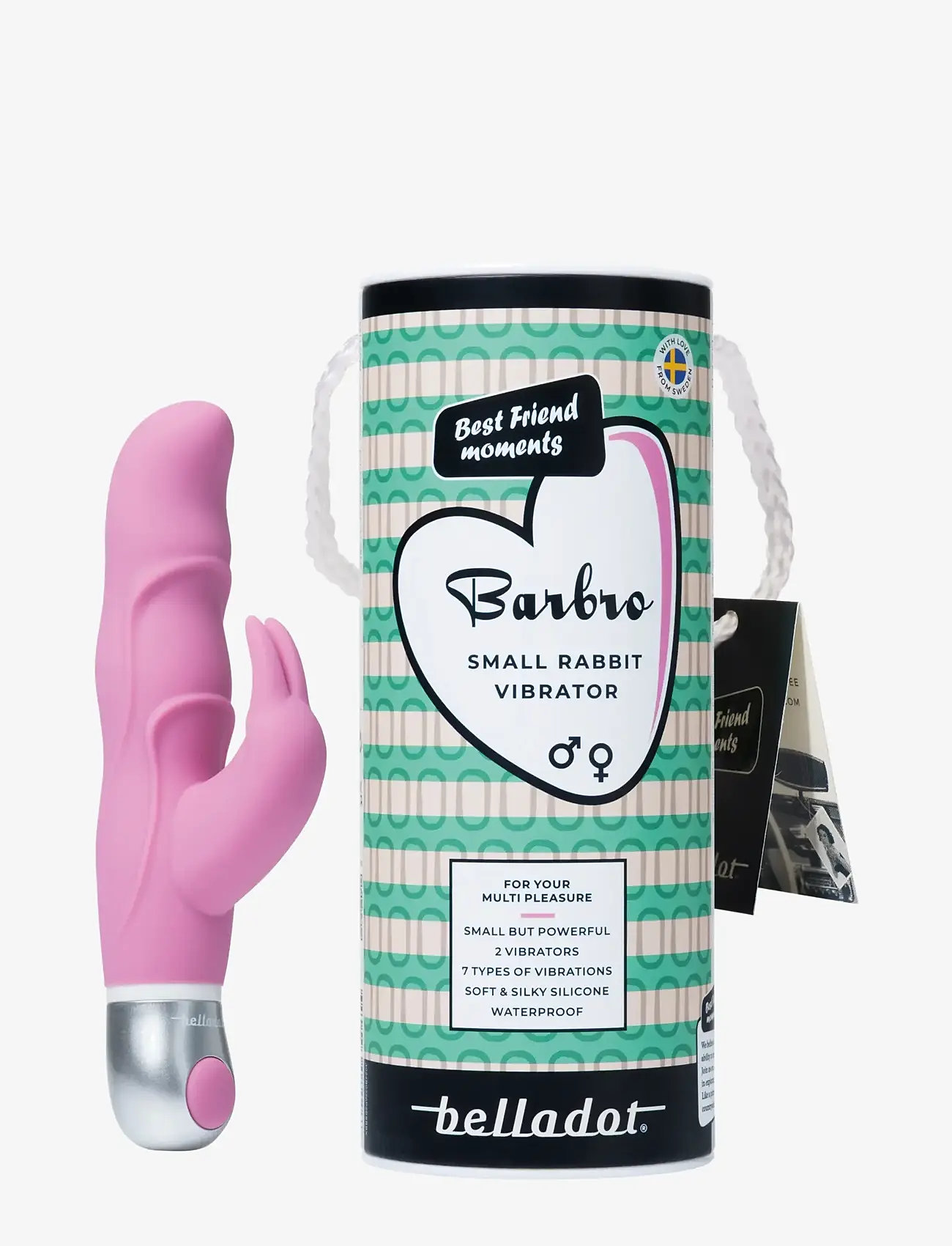 Belladot - Barbro Small Rabbit Vibrator Pink - sex & intimacy - pink - 0