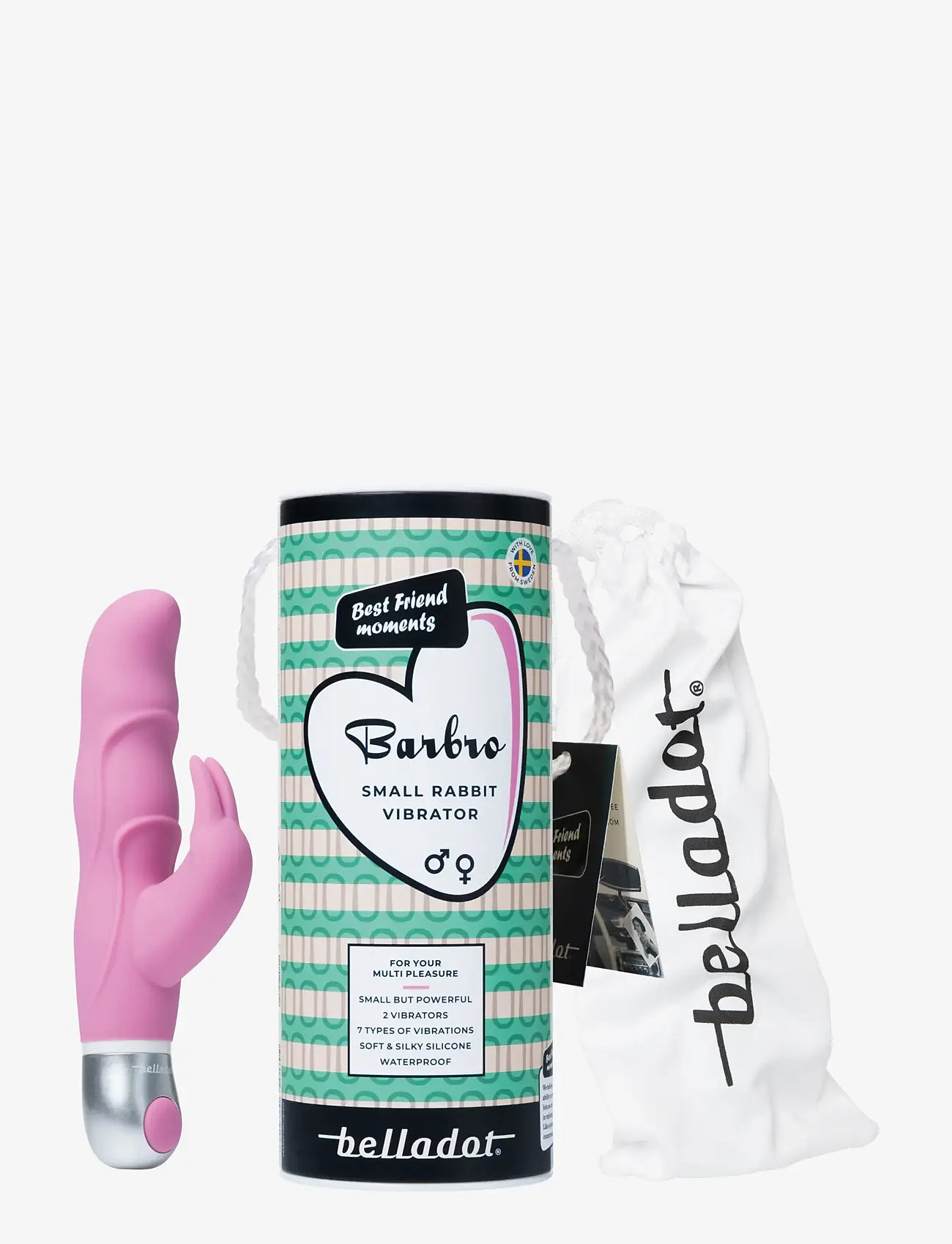 Belladot - Barbro Small Rabbit Vibrator Pink - sex & intimacy - pink - 2