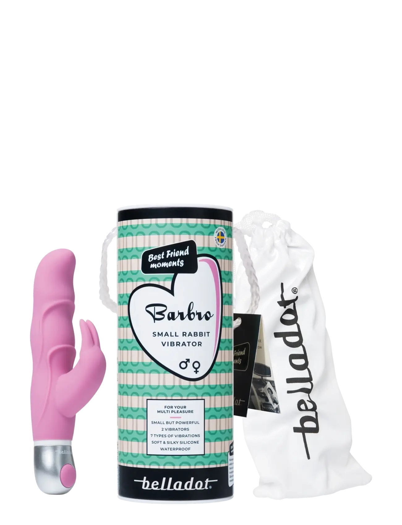 Belladot - Barbro Small Rabbit Vibrator Pink - sex & intimacy - pink - 2