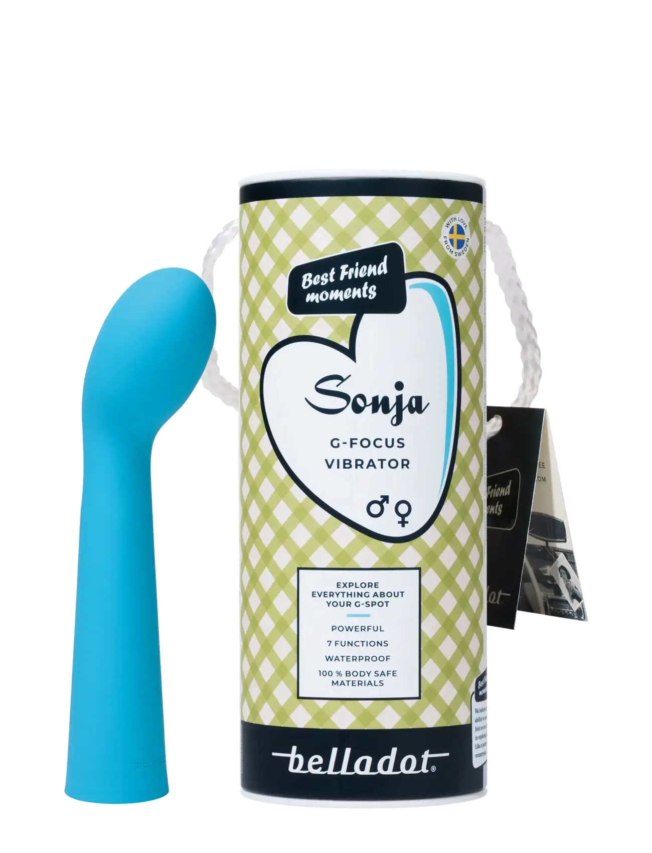 Belladot Sonja G-spot vibrator blue - Vibratorer - BLUE / blue