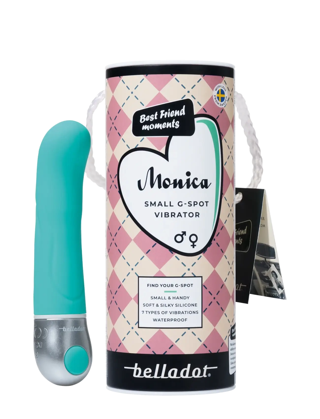 Belladot Monica small G-spot vibrator green - Vibratorer - GREEN / green