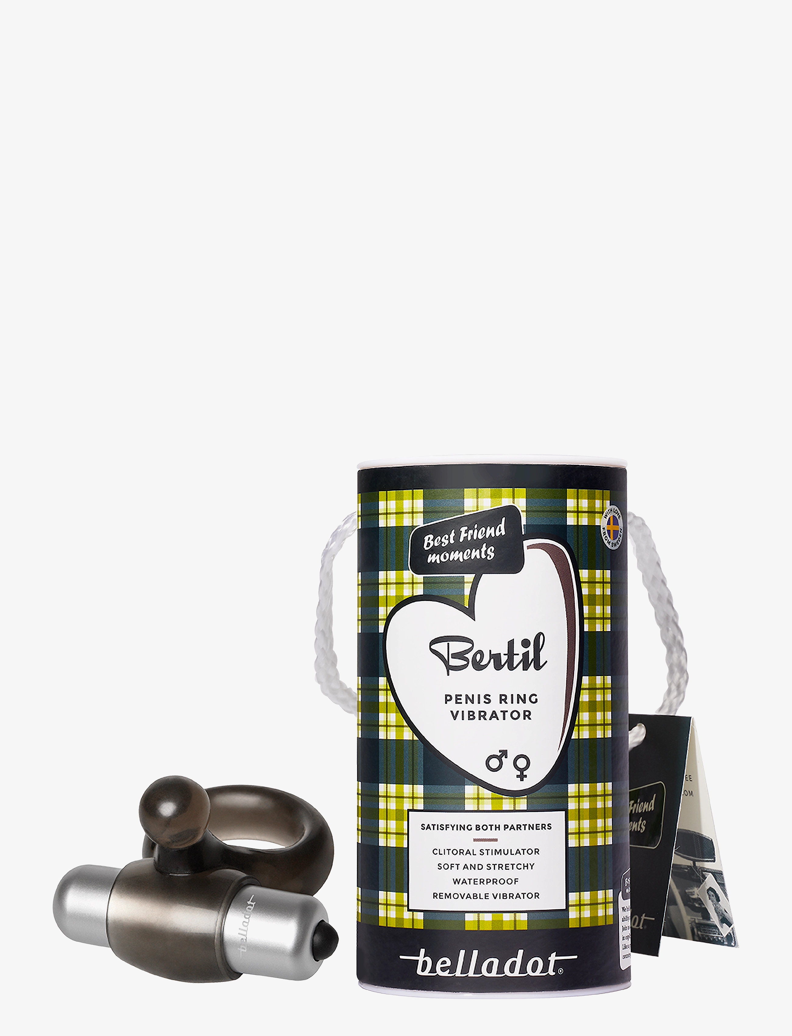 Belladot Bertil Vibrating Penis Ring - Sex & Intimitet - BLACK / multi