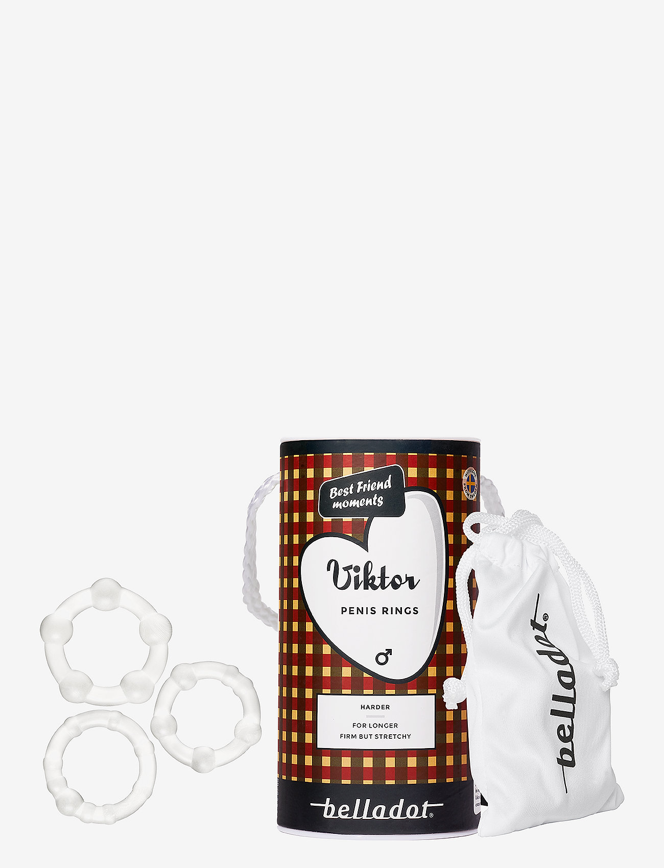 Belladot - Viktor Penis Rings - penispumpar & penisringar - clear - 2