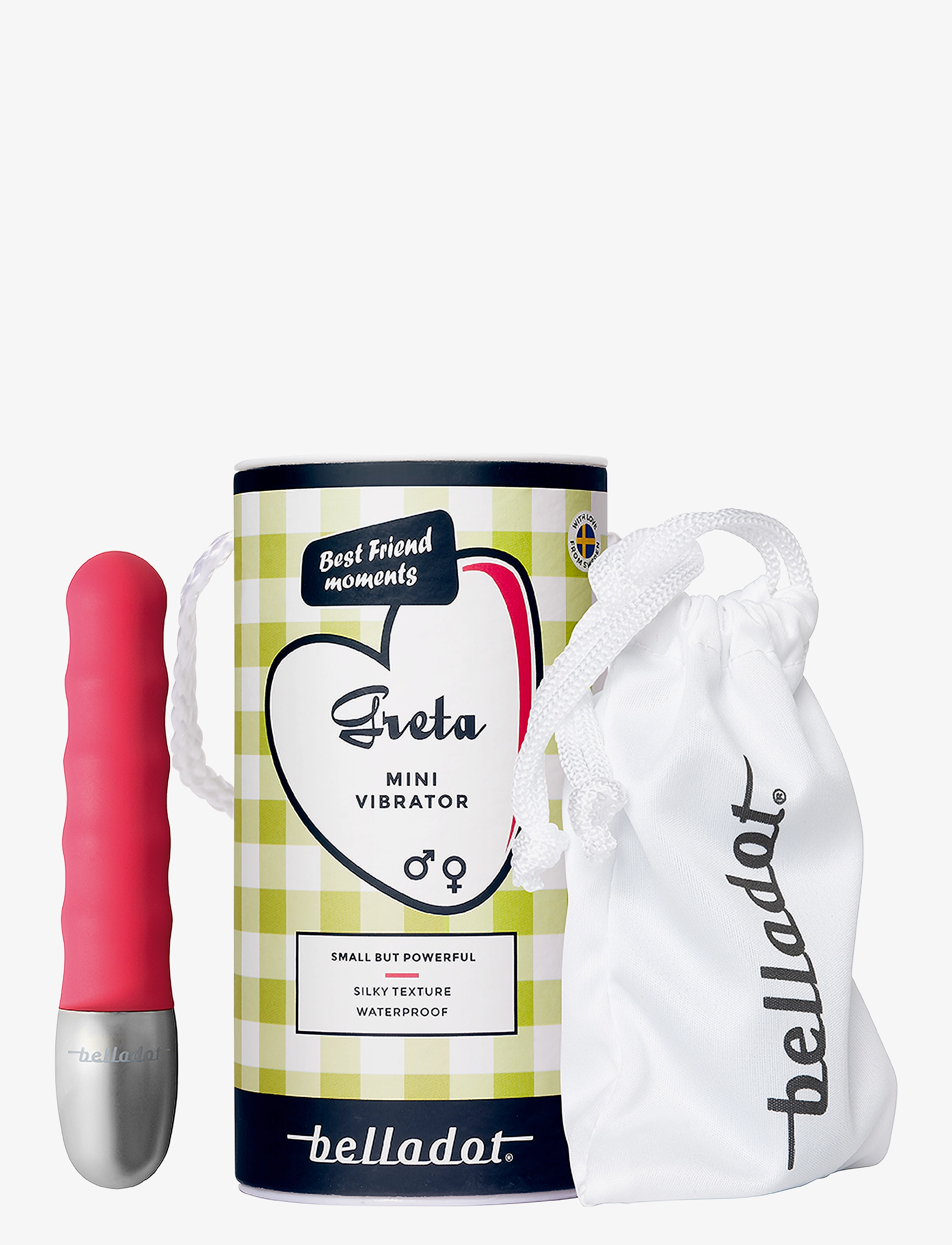 Belladot - Greta Mini Vibrator Red - vibratorer - red - 2