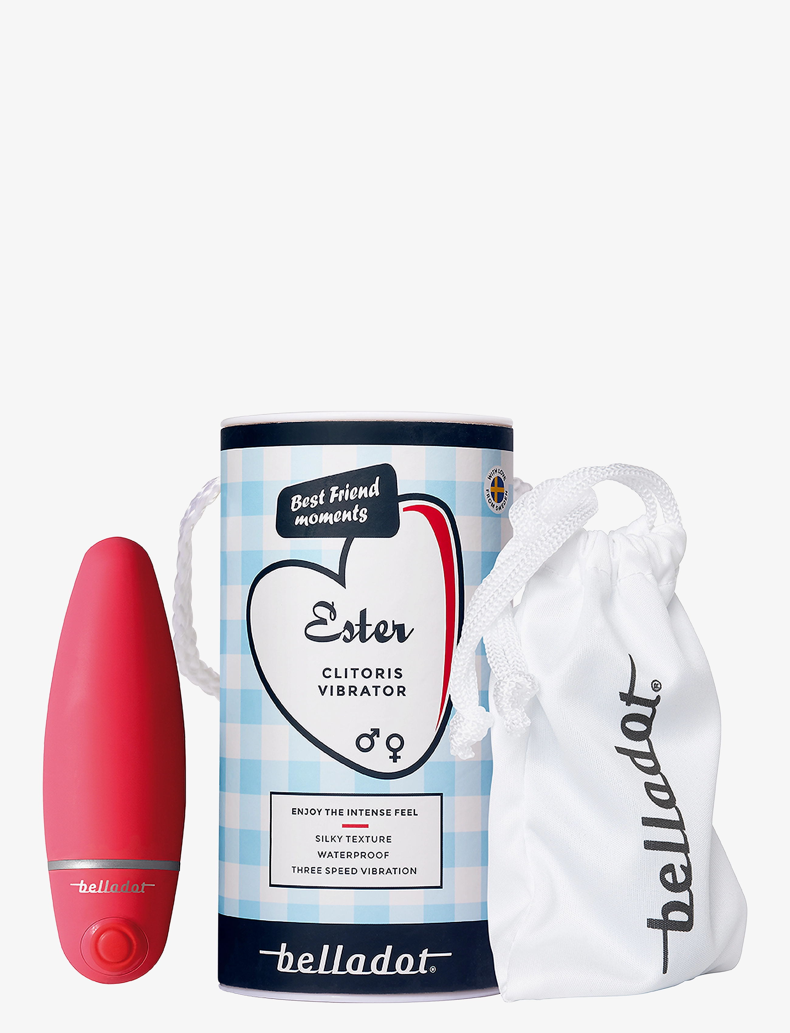 Belladot - Ester Clitoris Vibrator Red - vibratorer - red - 2