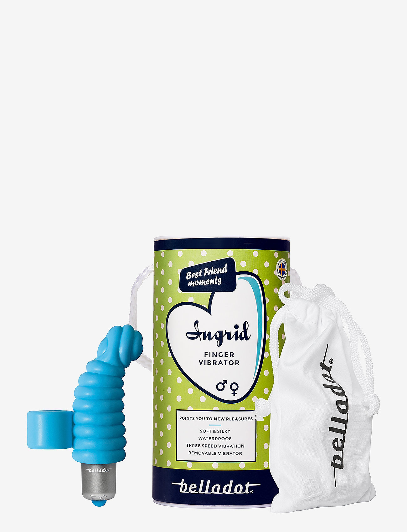 Belladot - Ingrid Finger Vibrator Blue - vibratorer - blue - 2