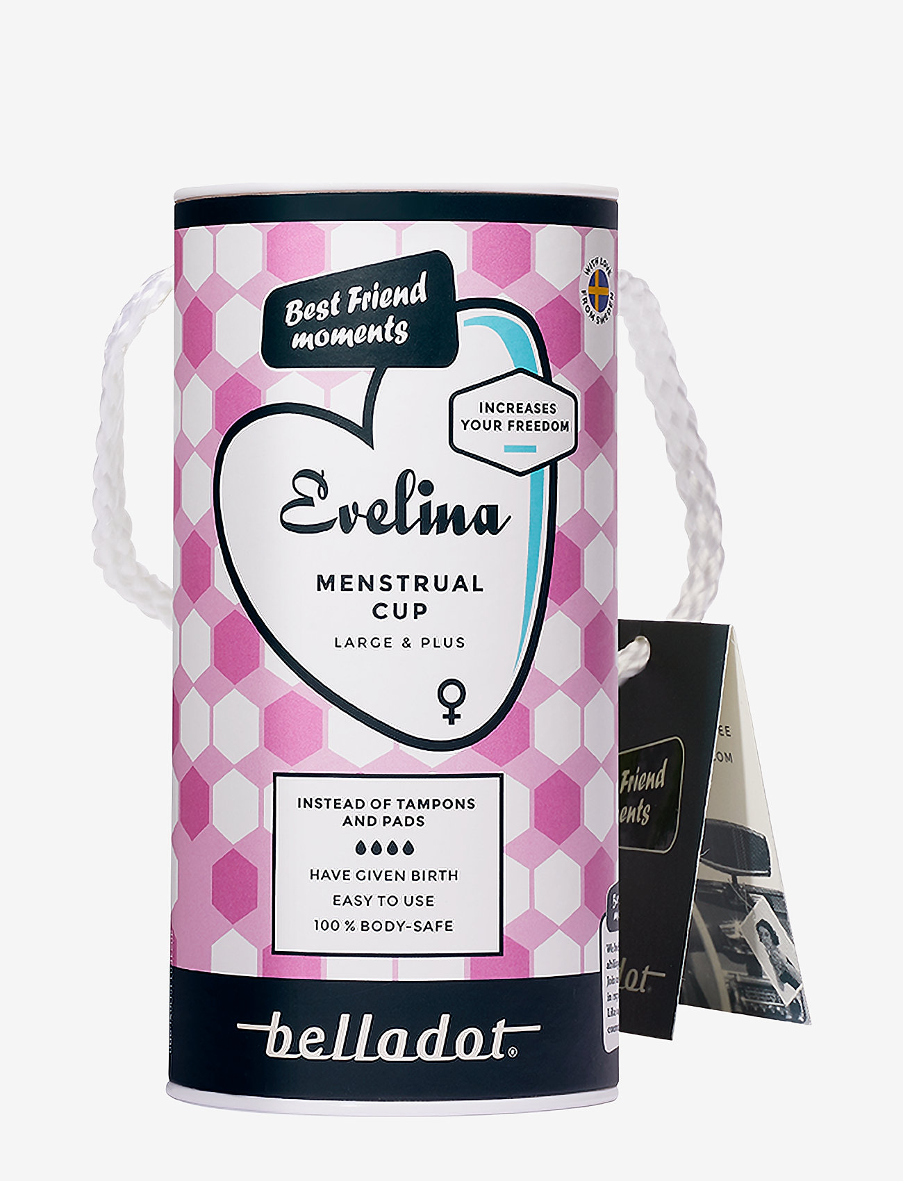 Belladot - Evelina Menstrual Cup Large & Plus - tíðarvörur - blue - 2