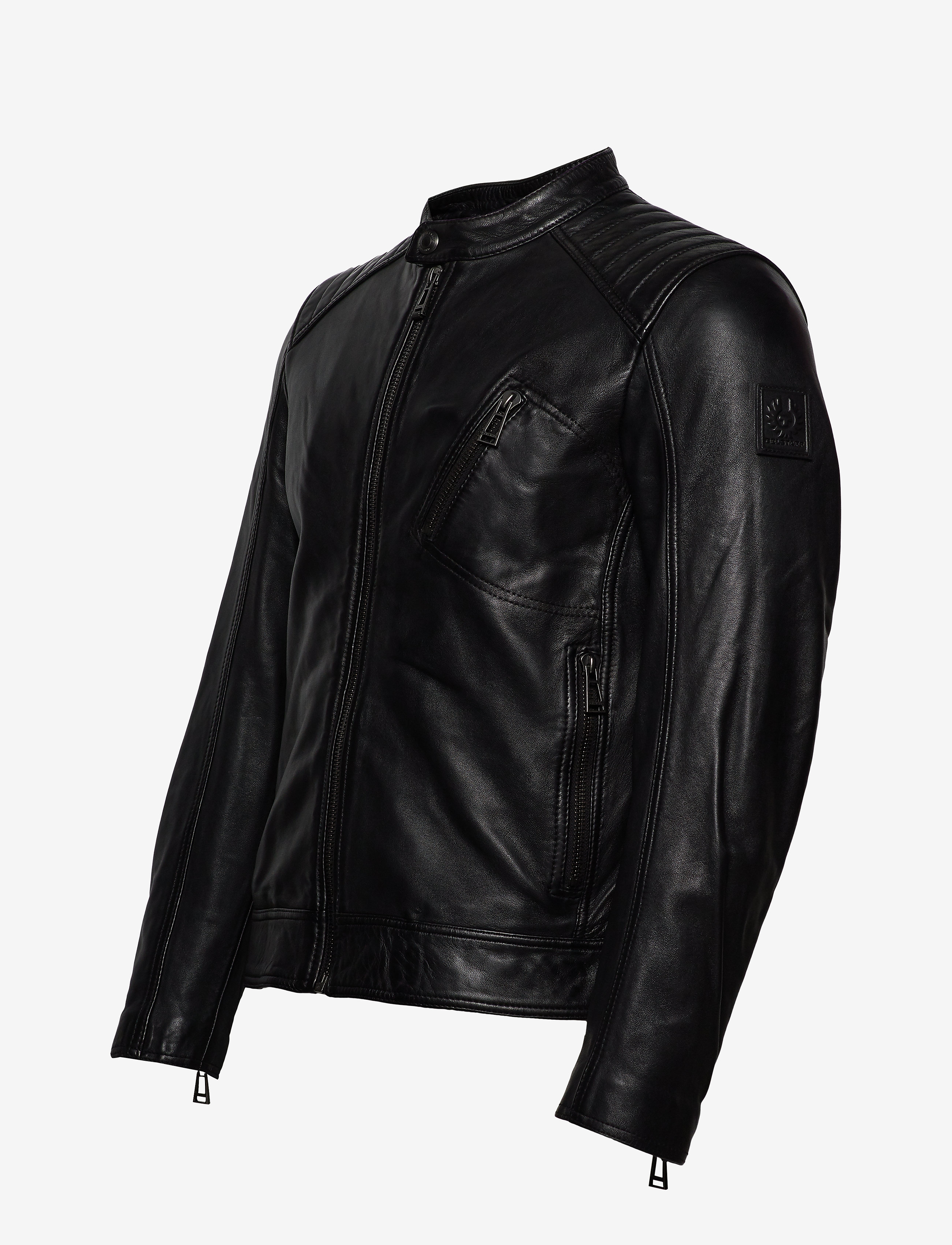 Belstaff - V RACER JACKET BLACK - leather jackets - black - 2