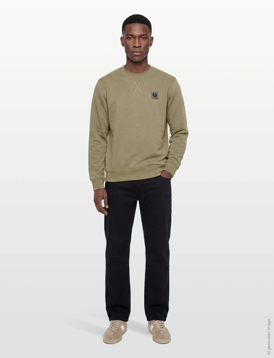 Belstaff - BELSTAFF SWEATSHIRT Black - sweatshirts - fatigue green - 0