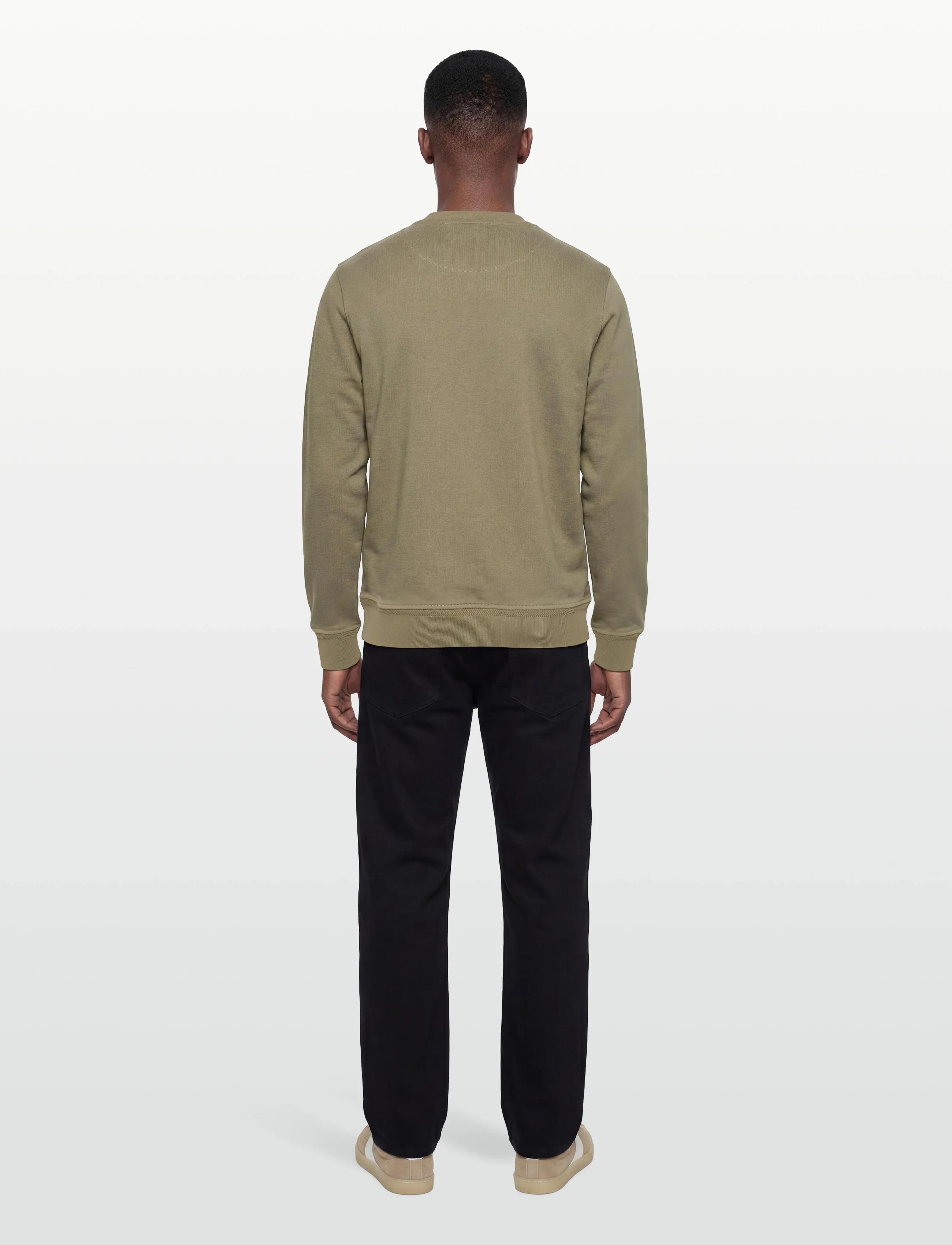 Belstaff - BELSTAFF SWEATSHIRT Silver Birch - rõivad - fatigue green - 4