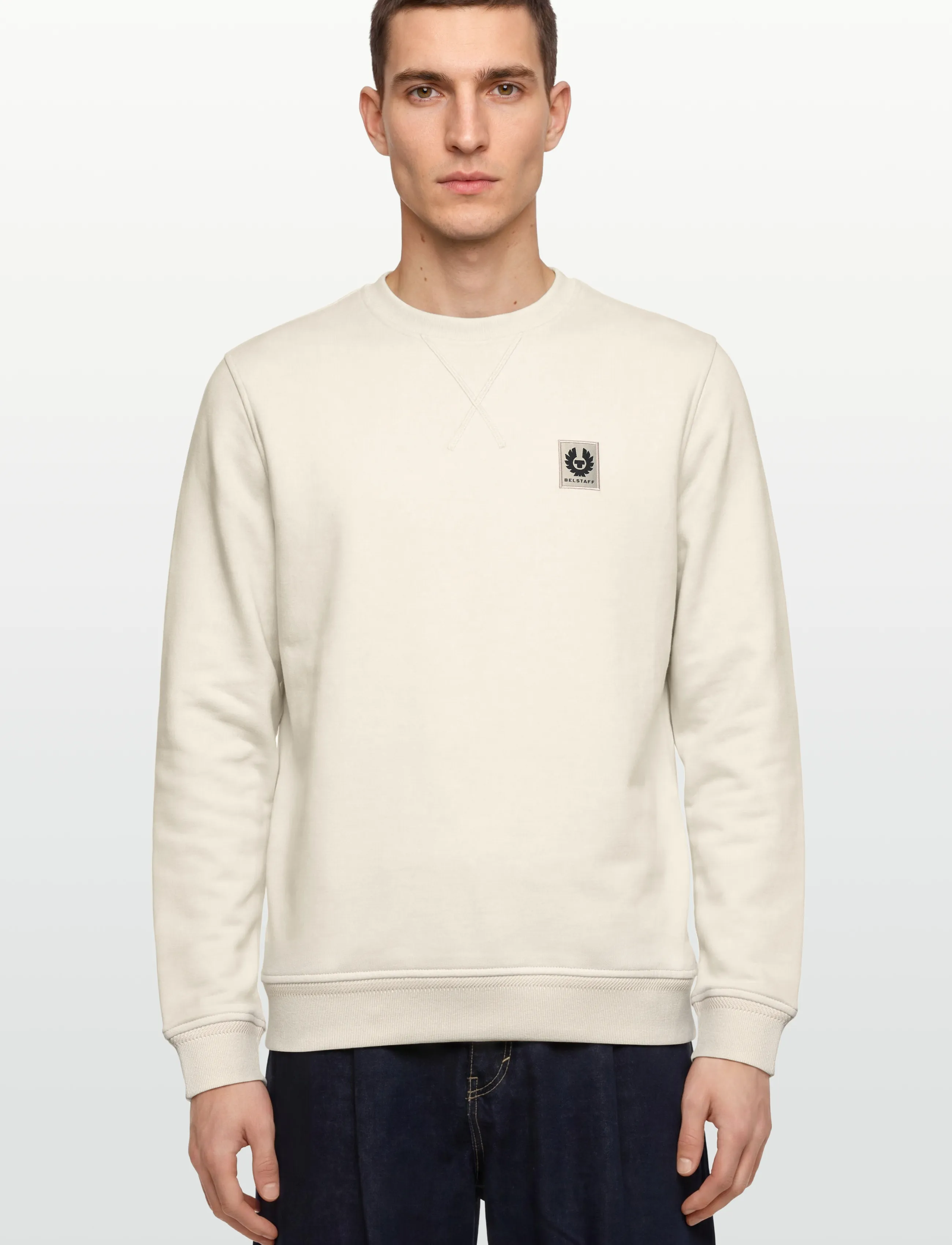 Belstaff - BELSTAFF SWEATSHIRT Silver Birch - silver birch - 3