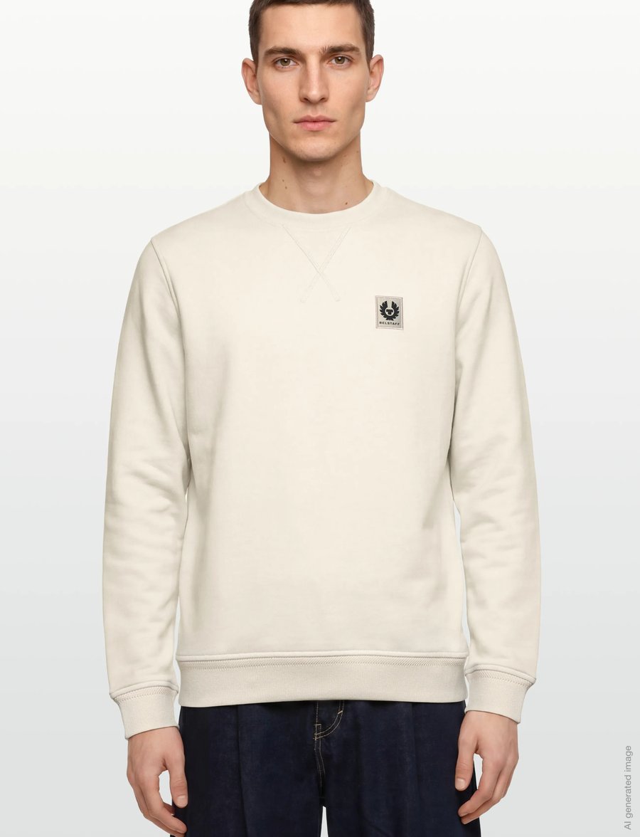 Belstaff - BELSTAFF SWEATSHIRT Silver Birch - kleidung - silver birch - 3
