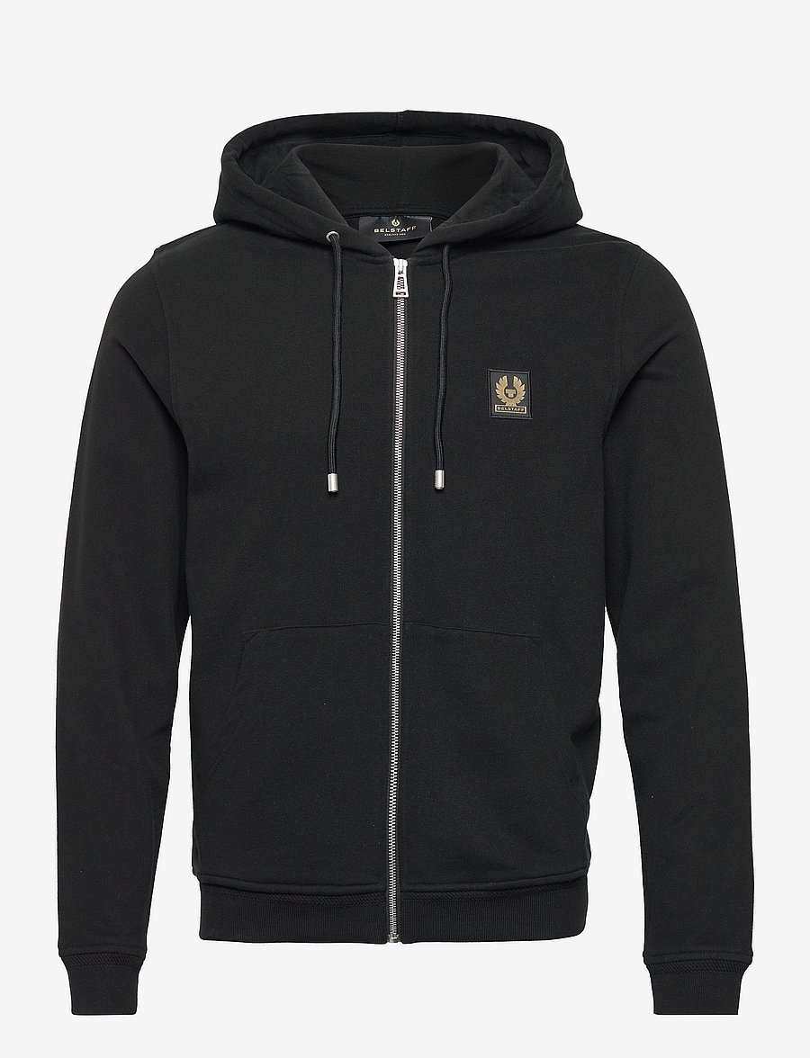 Belstaff - BELSTAFF FULL ZIP HOODIE - kapuutsiga dressipluusid - black - 0
