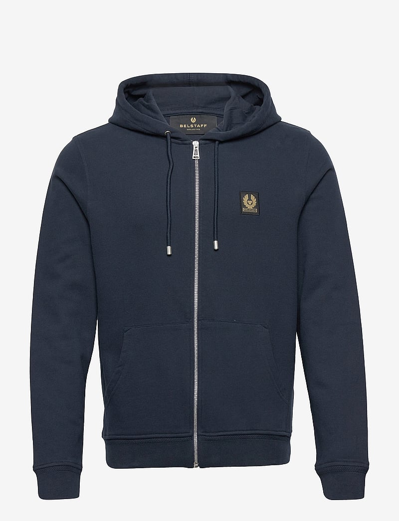 Belstaff - BELSTAFF FULL ZIP HOODIE - hættetrøjer - dark ink - 0