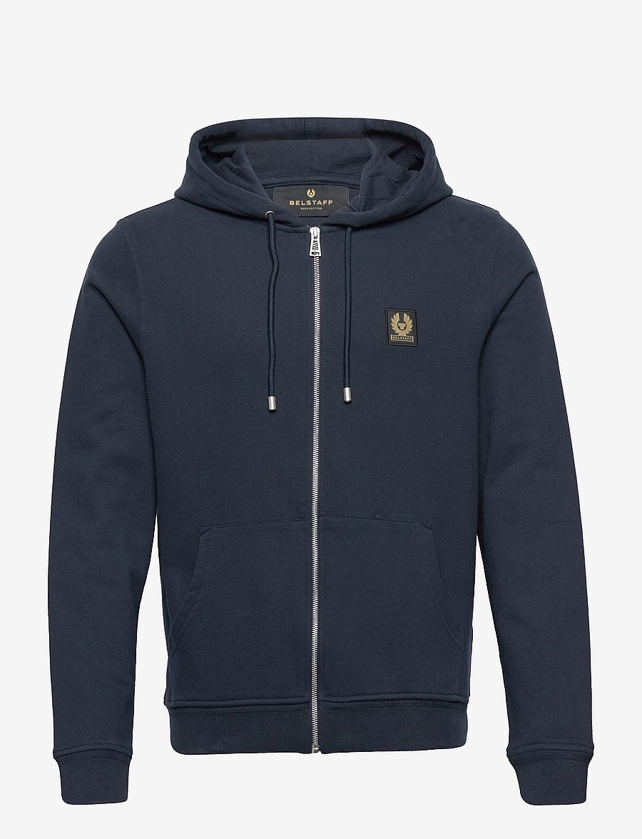 Belstaff - BELSTAFF FULL ZIP HOODIE - dark ink - 0