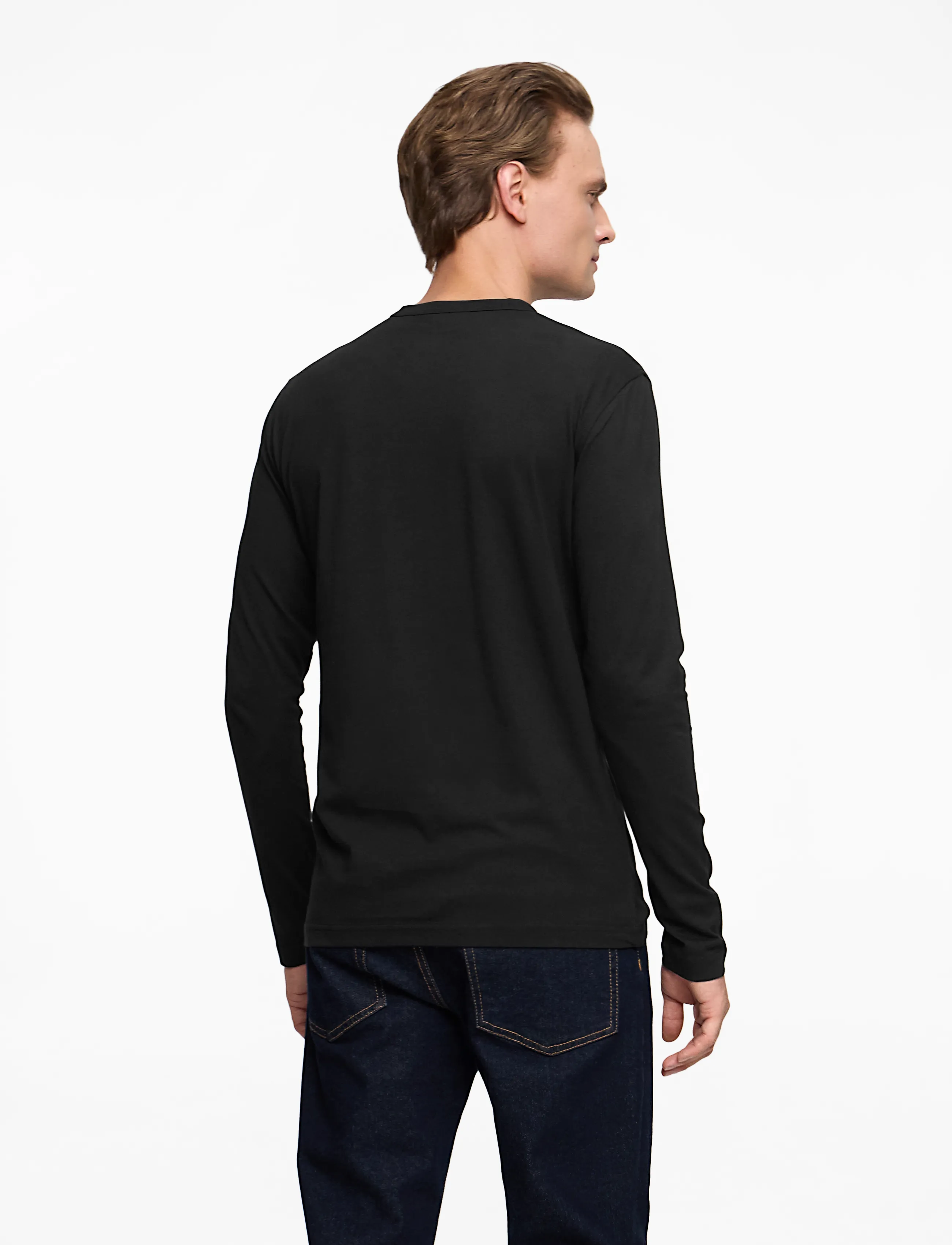Belstaff - BELSTAFF LONG SLEEVED T-SHIRT - langärmelig - black - 4