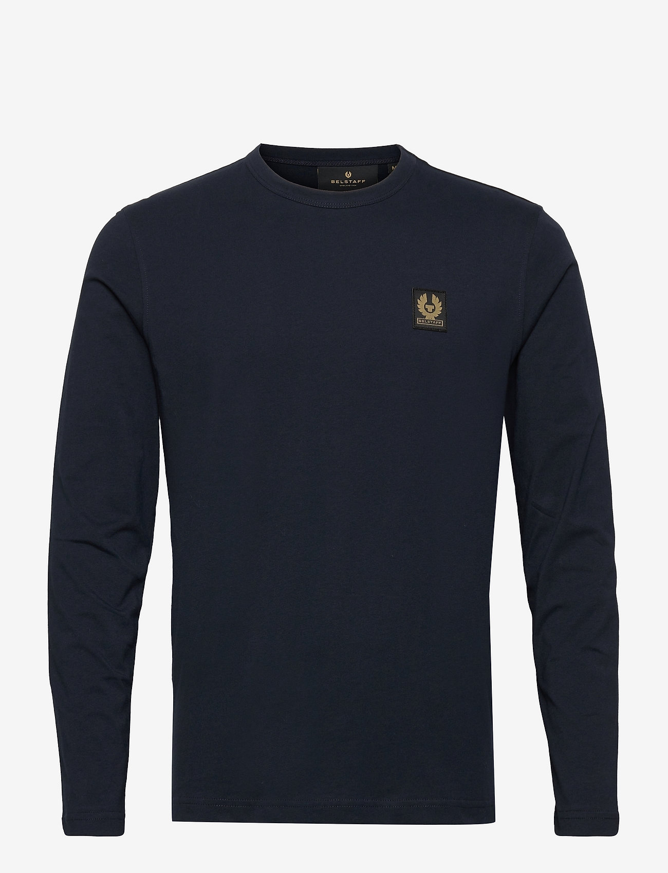 Belstaff - BELSTAFF LONG SLEEVED T-SHIRT Silver Birch - långärmade t-shirts - dark ink - 0