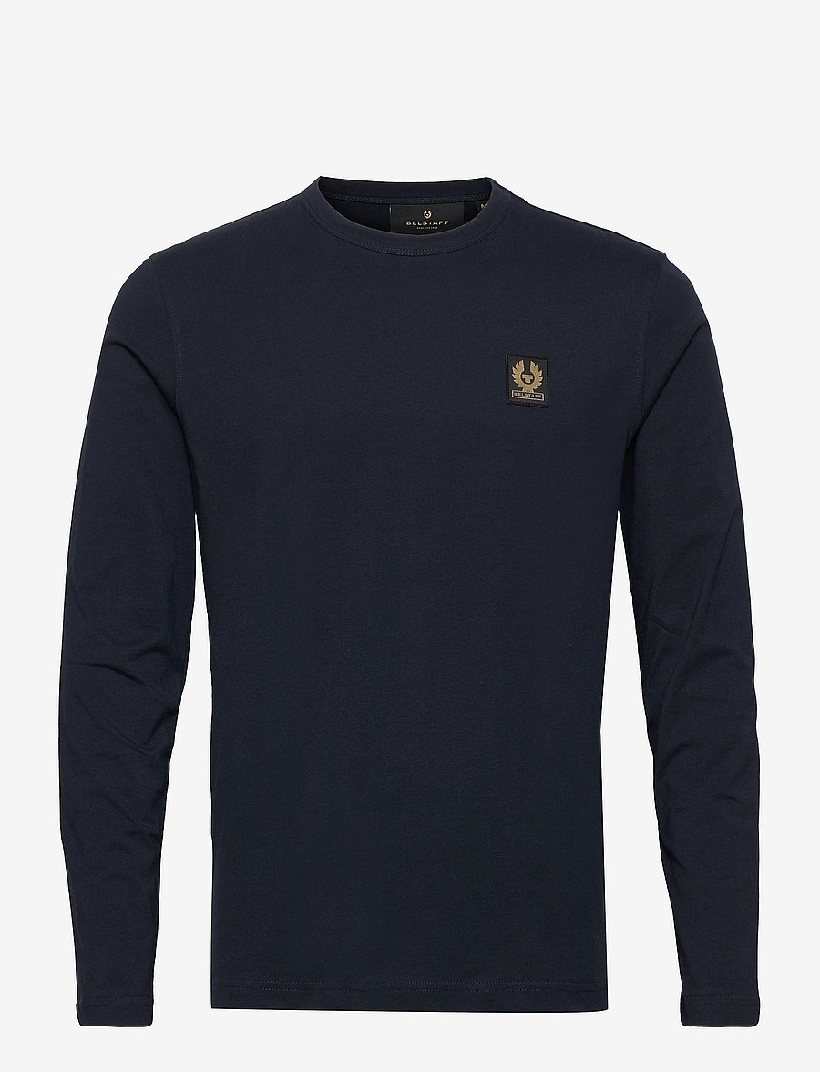 Belstaff - BELSTAFF LONG SLEEVED T-SHIRT Dark Ink - pikkade varrukatega t-särgid - dark ink - 0