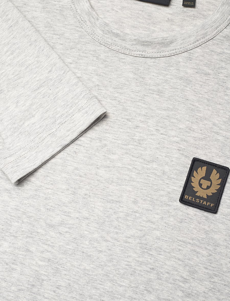 Belstaff - BELSTAFF LONG SLEEVED T-SHIRT Dark Ink - langärmelige t-shirts - old silver heather - 2
