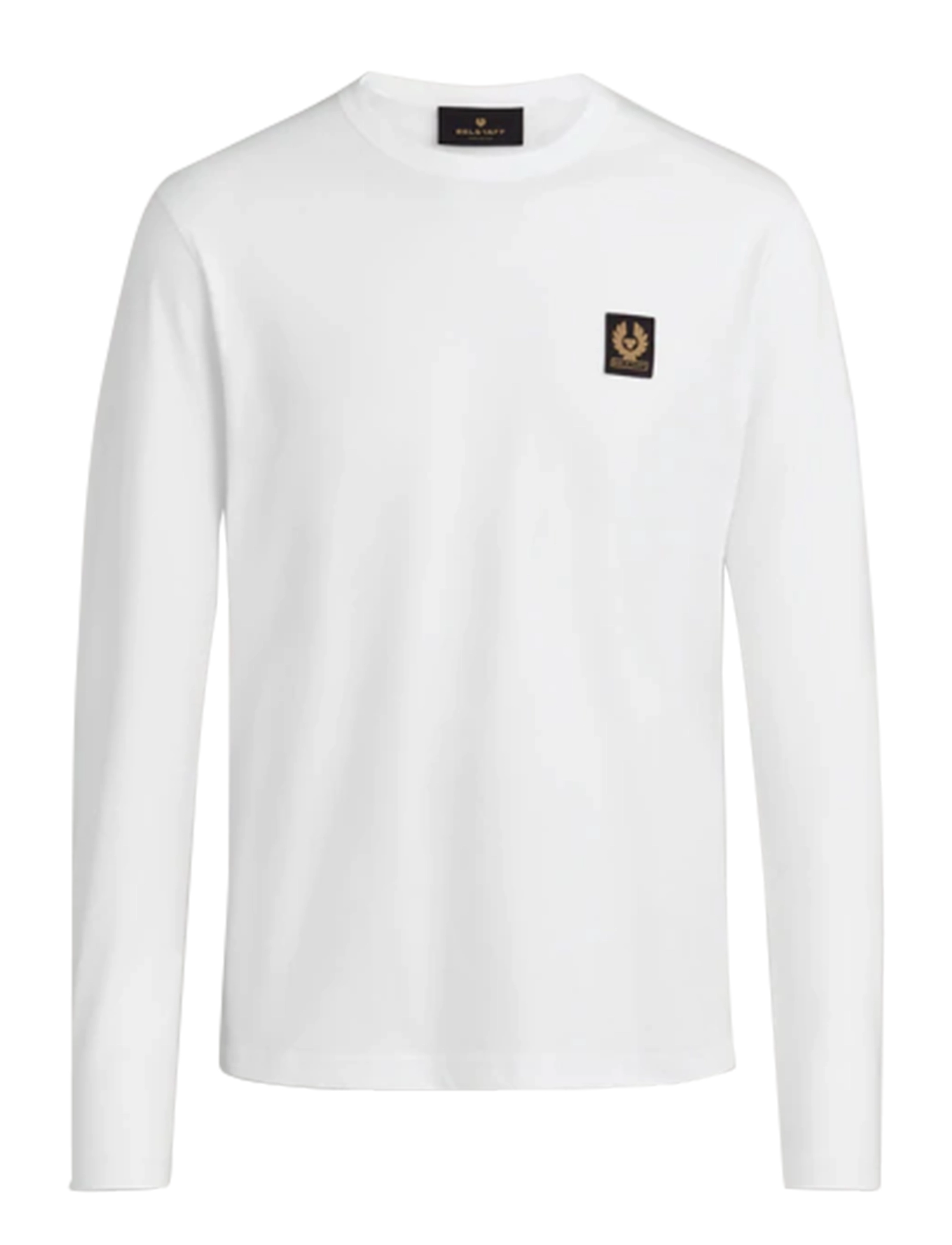 Belstaff - BELSTAFF LONG SLEEVED T-SHIRT Dark Ink - pikkade varrukatega t-särgid - white - 1