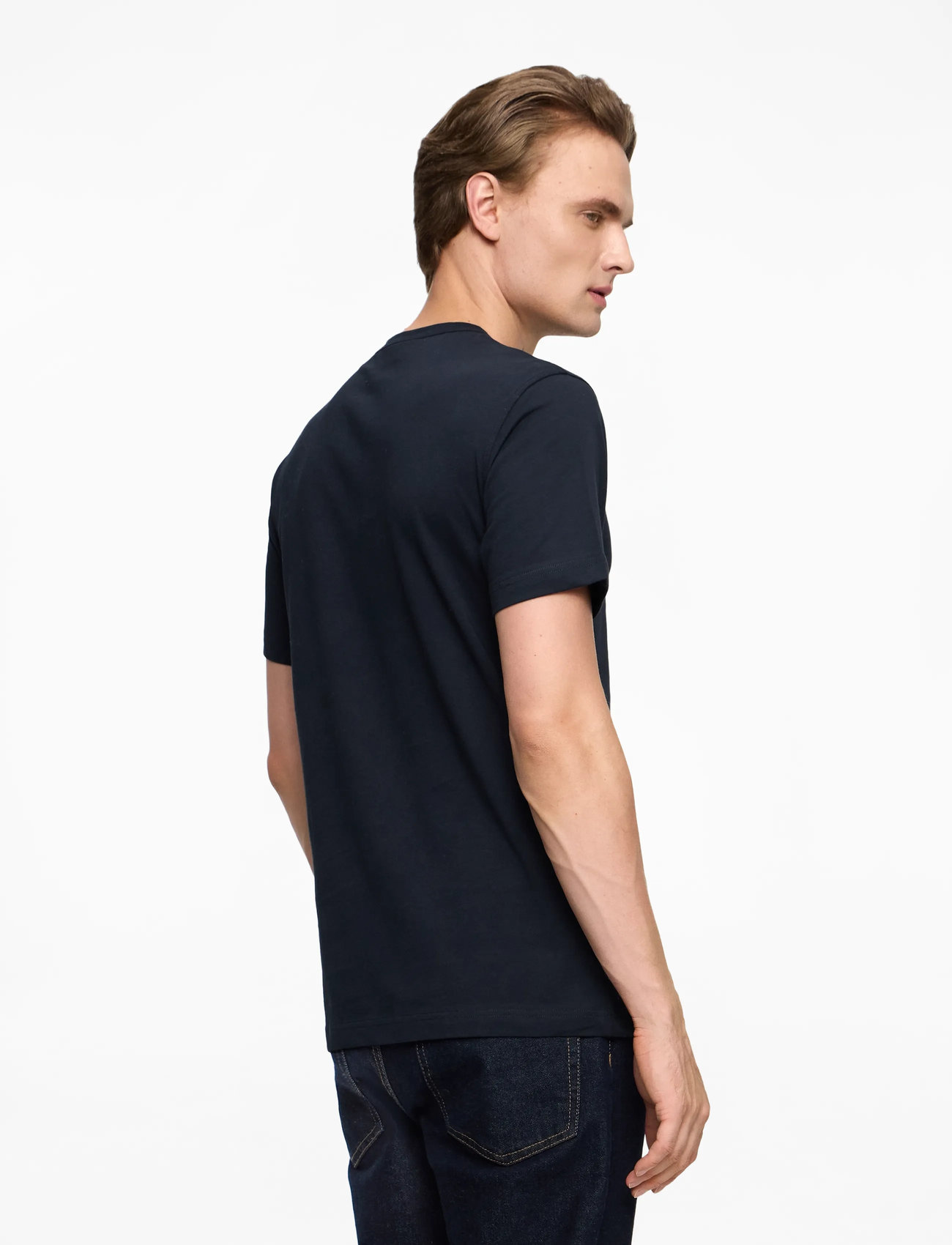 Belstaff - BELSTAFF T-SHIRT White - kurzärmelig - dark ink - 4