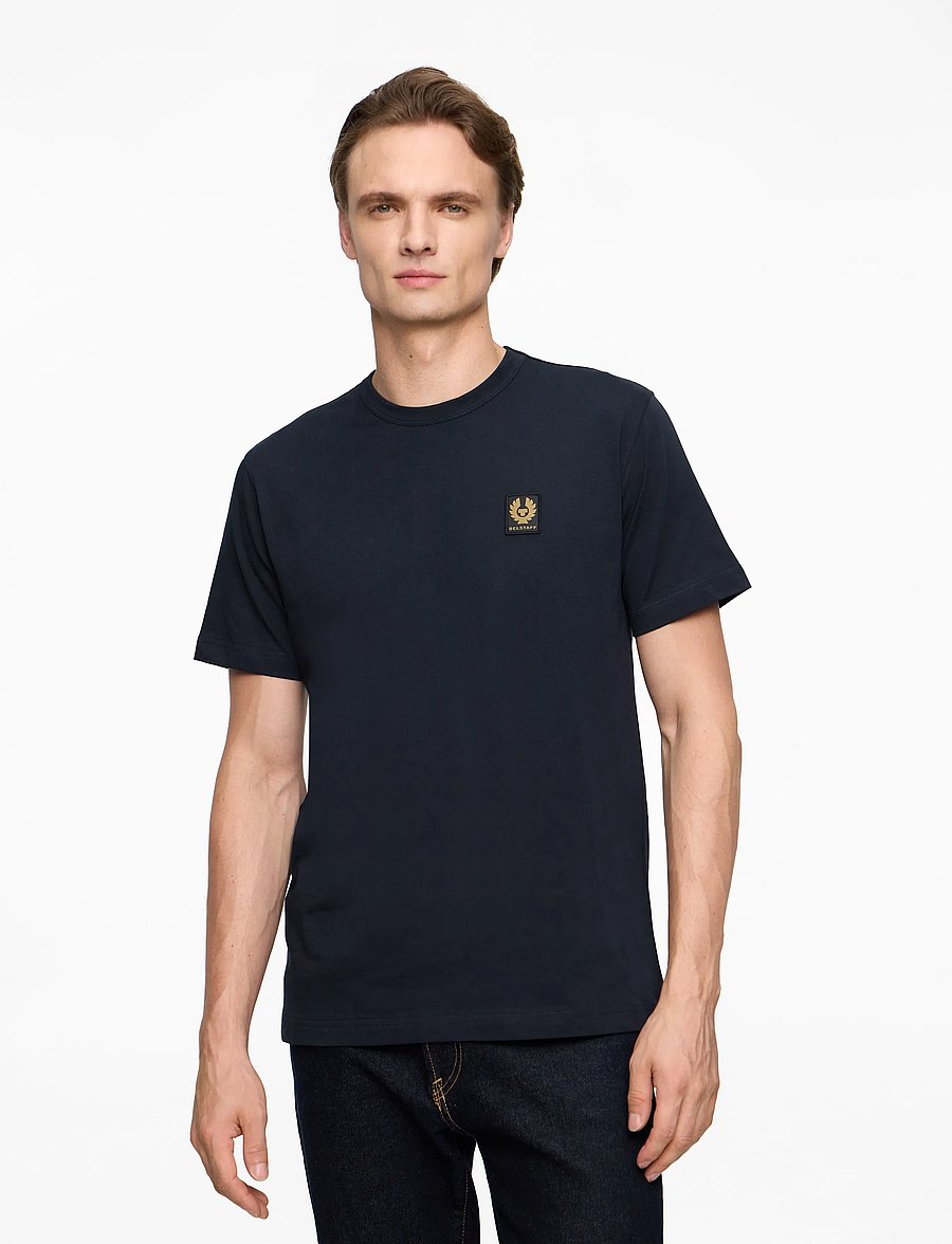 Belstaff - BELSTAFF T-SHIRT - kurzärmelige t-shirts - dark ink - 0