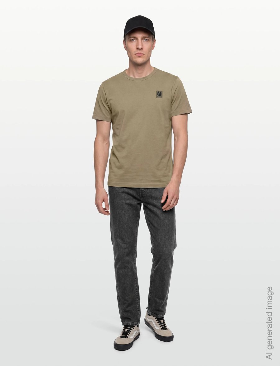 Belstaff - BELSTAFF T-SHIRT - kurzärmelig - fatigue green - 0