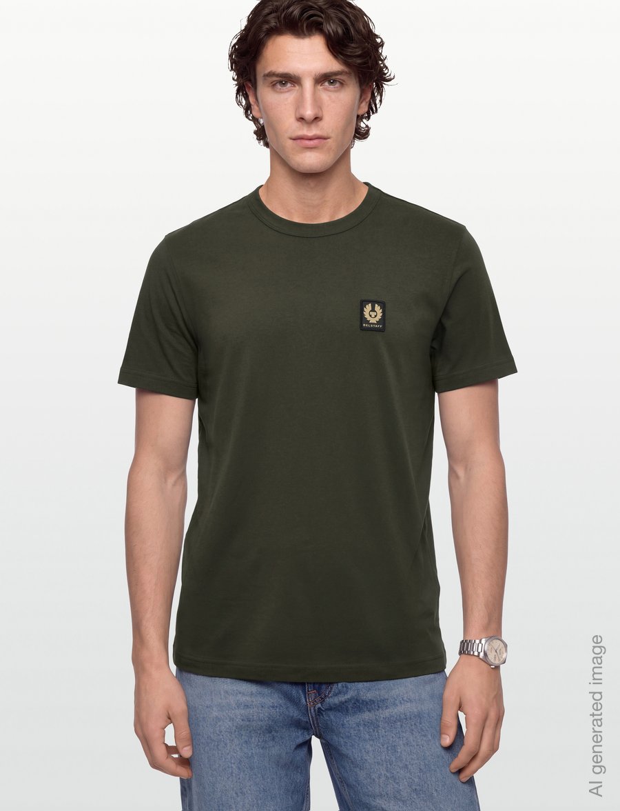 Belstaff - BELSTAFF T-SHIRT - short-sleeved t-shirts - tile green - 3