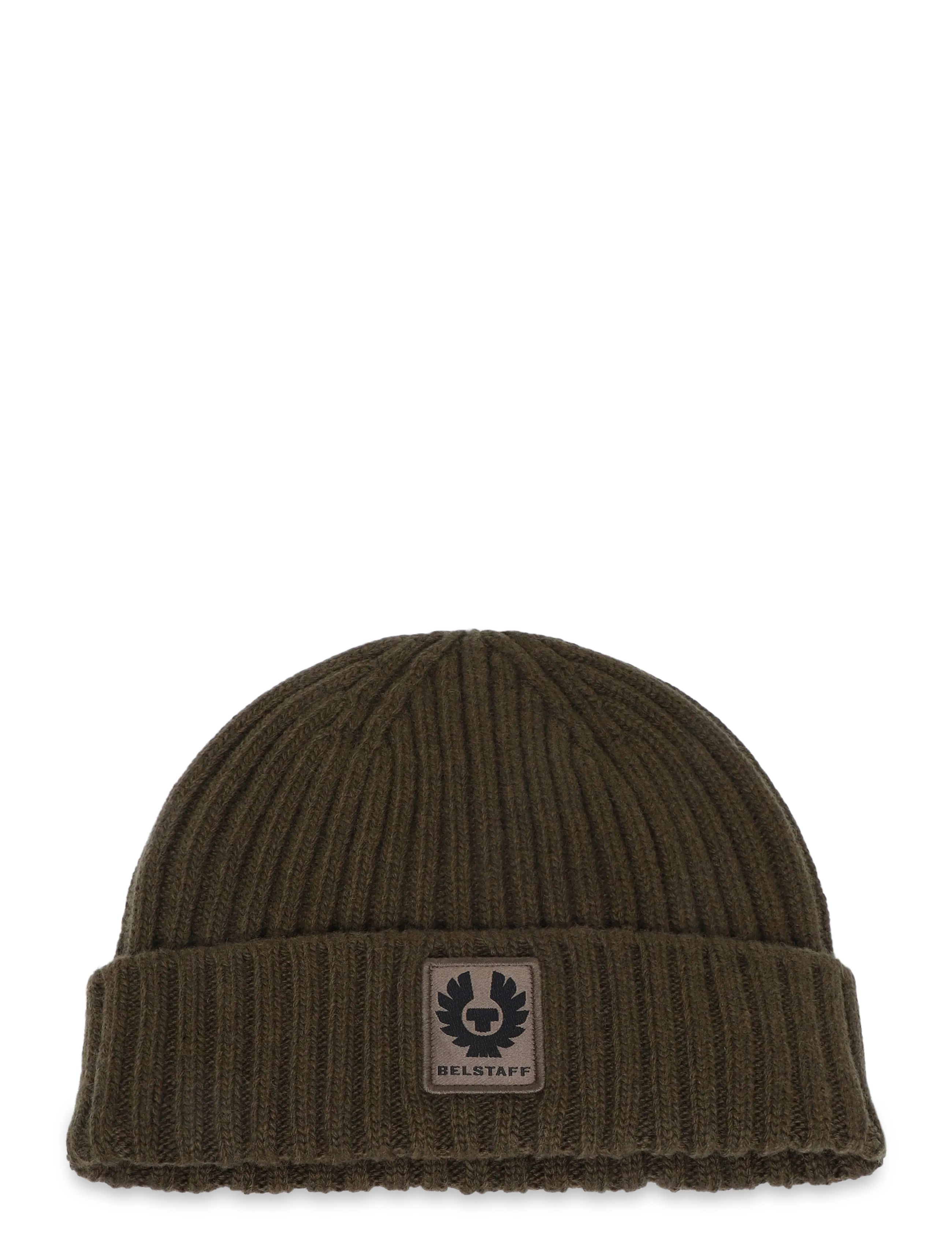 Belstaff WATCH BEANIE HAT Dark Ink - Kootud mütsid - KHAKI GREEN / khaki/green