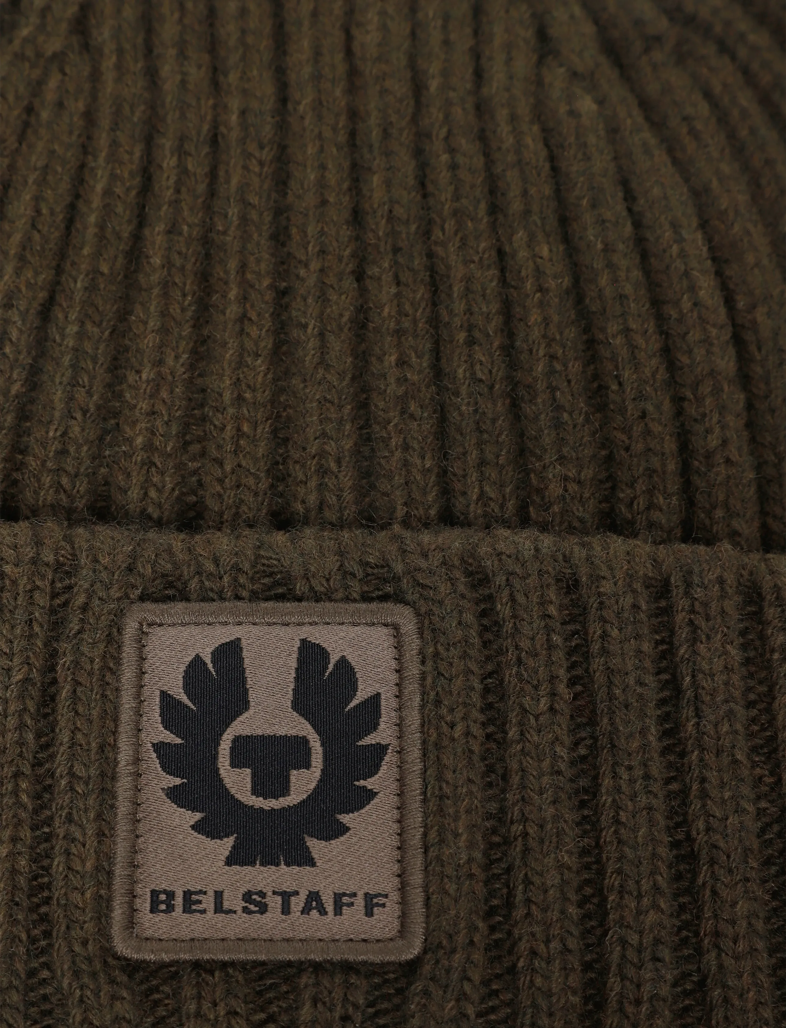Belstaff - WATCH BEANIE HAT Dark Ink - kootud mütsid - khaki green - 2