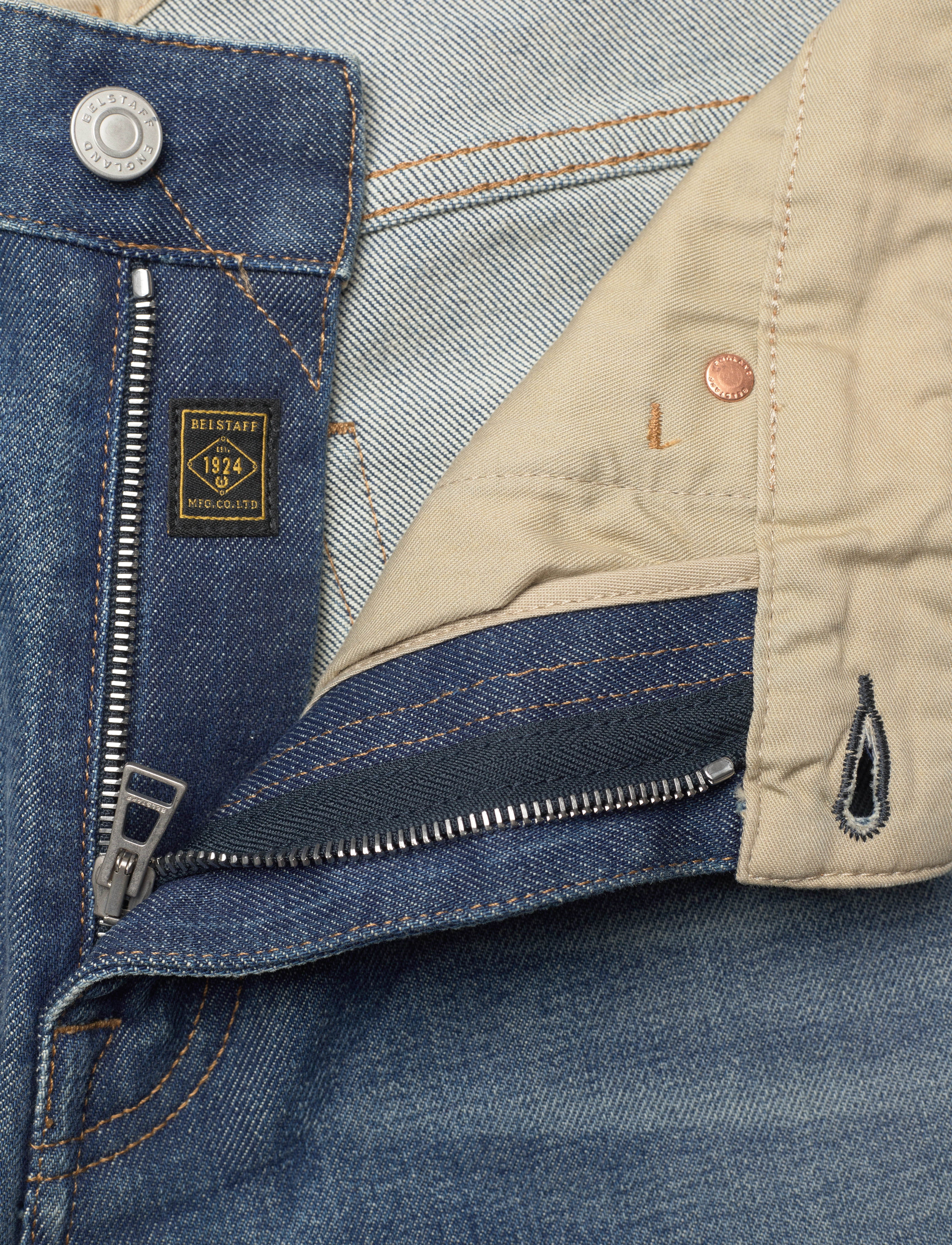 Belstaff - LONGTON SLIM  JEANS - washed indigo - 4
