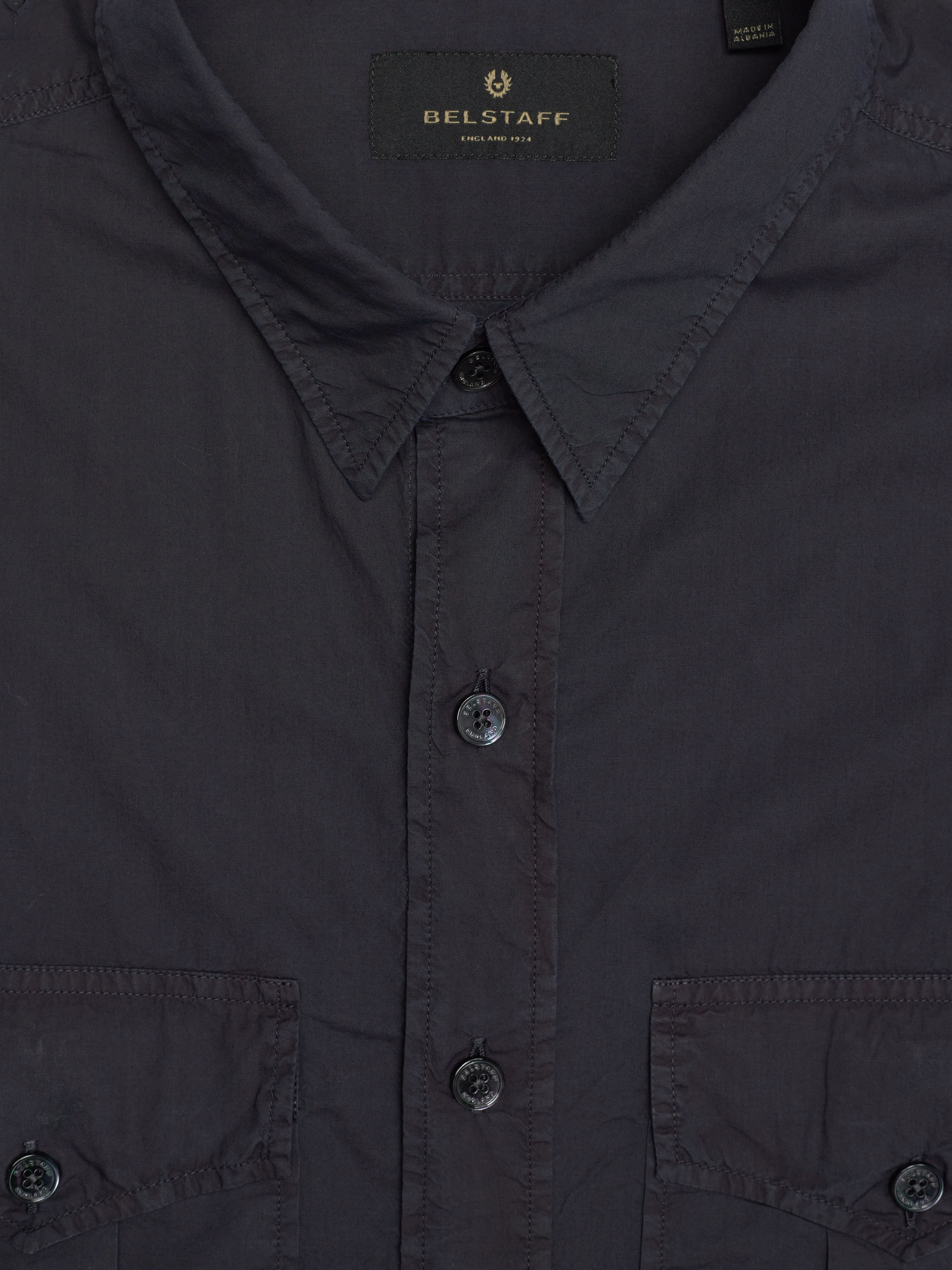 Belstaff - CADET POPLIN SHIRT - deep navy - 2