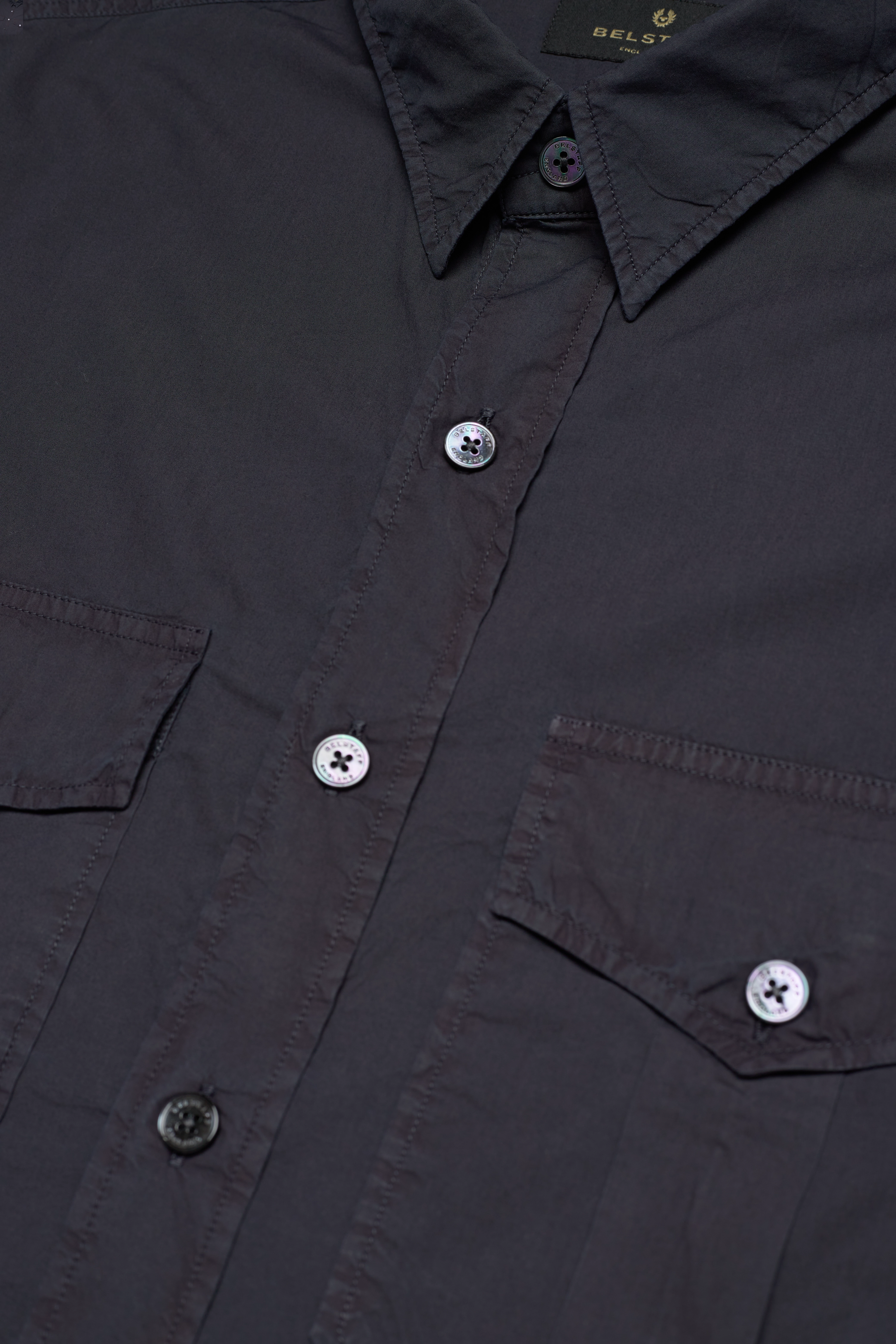 Belstaff - CADET POPLIN SHIRT - deep navy - 3
