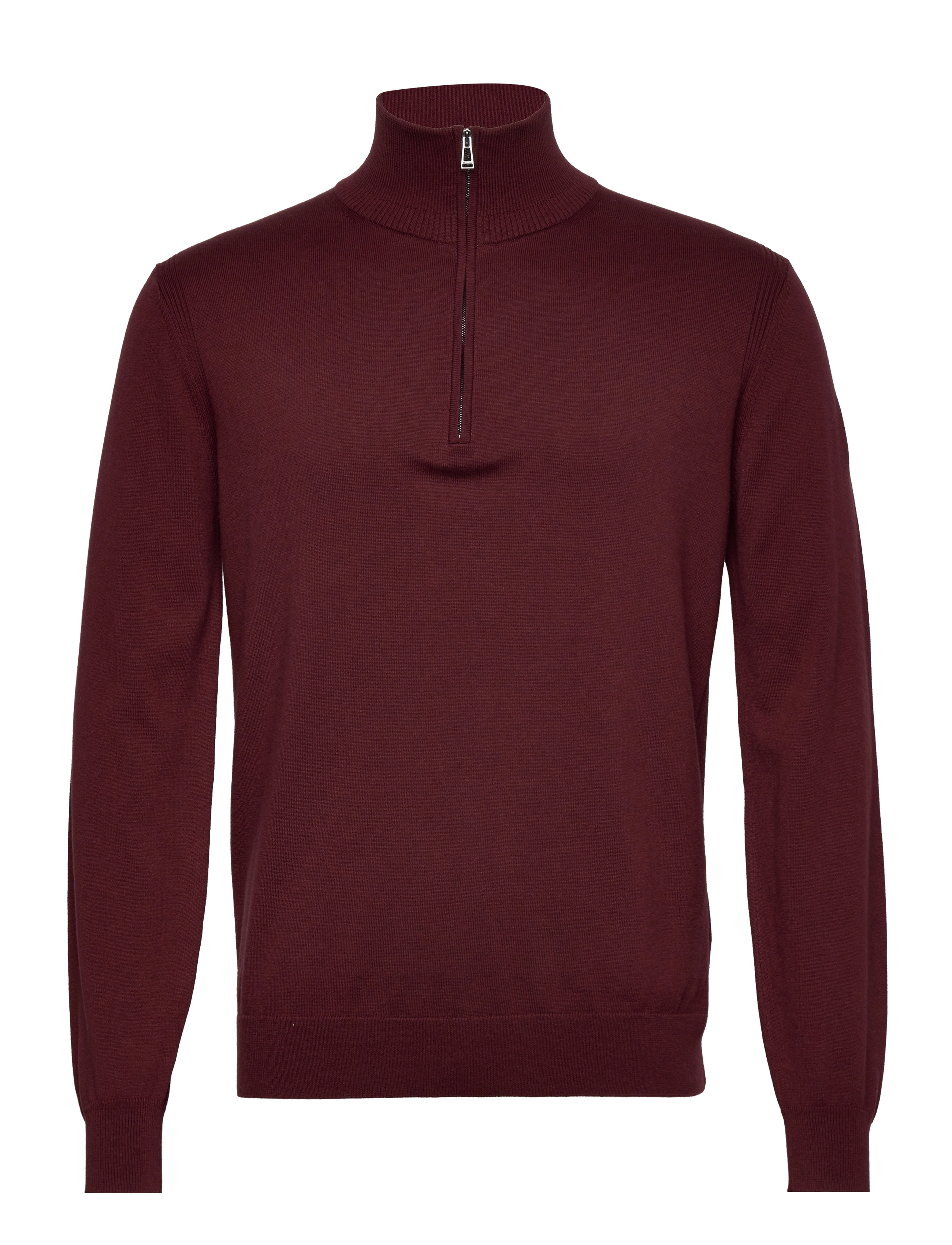BAY HALF ZIP - BURNISHED RED