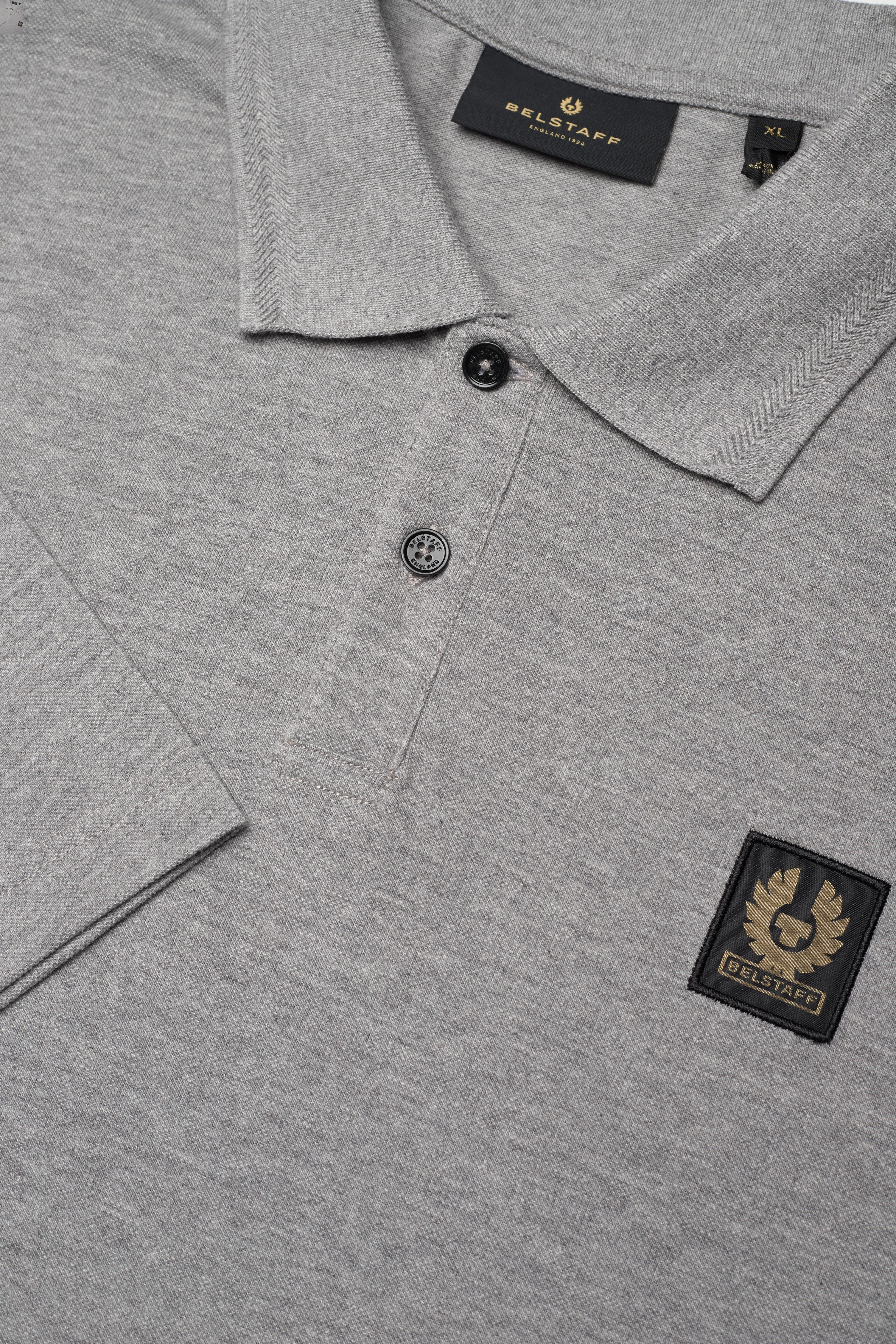 Belstaff - BELSTAFF LONG SLEEVED POLO - grey melange - 2