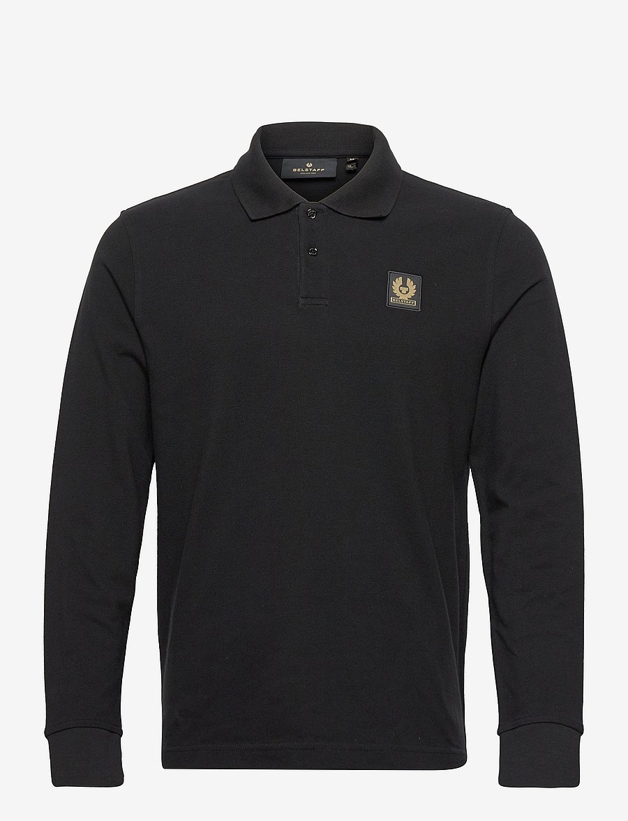 Belstaff - BELSTAFF LONG SLEEVED POLO - langärmelig - black - 0