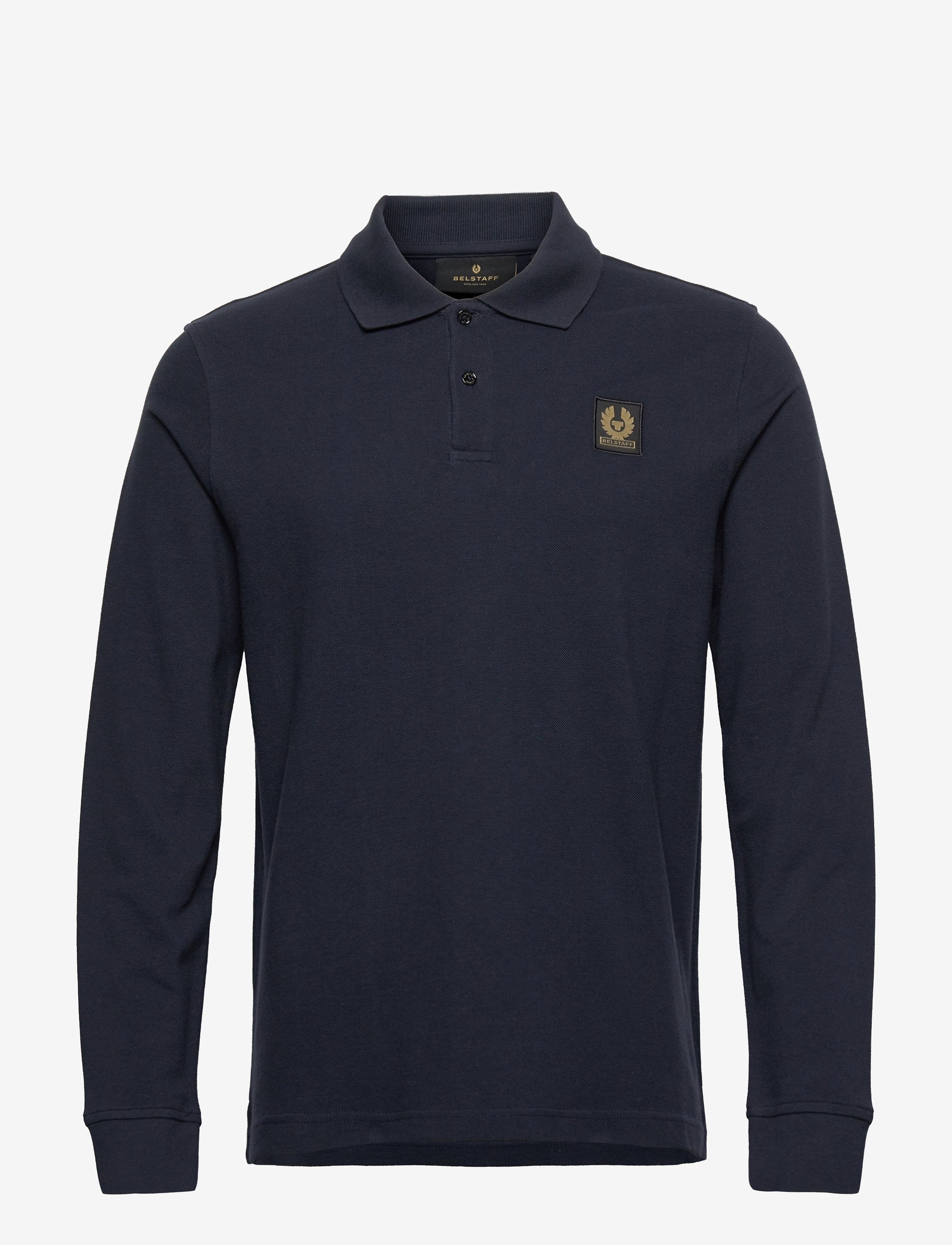 BELSTAFF LONG SLEEVED POLO - DARK INK
