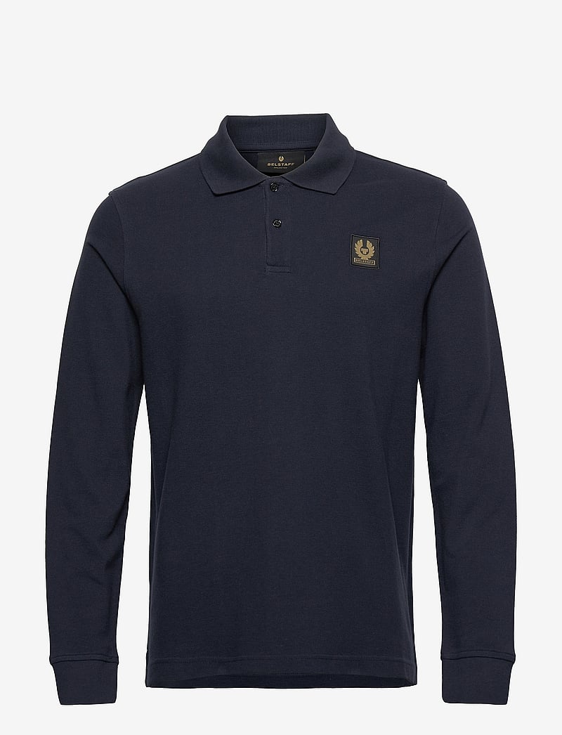 Belstaff - BELSTAFF LONG SLEEVED POLO - långärmade pikéer - dark ink - 0