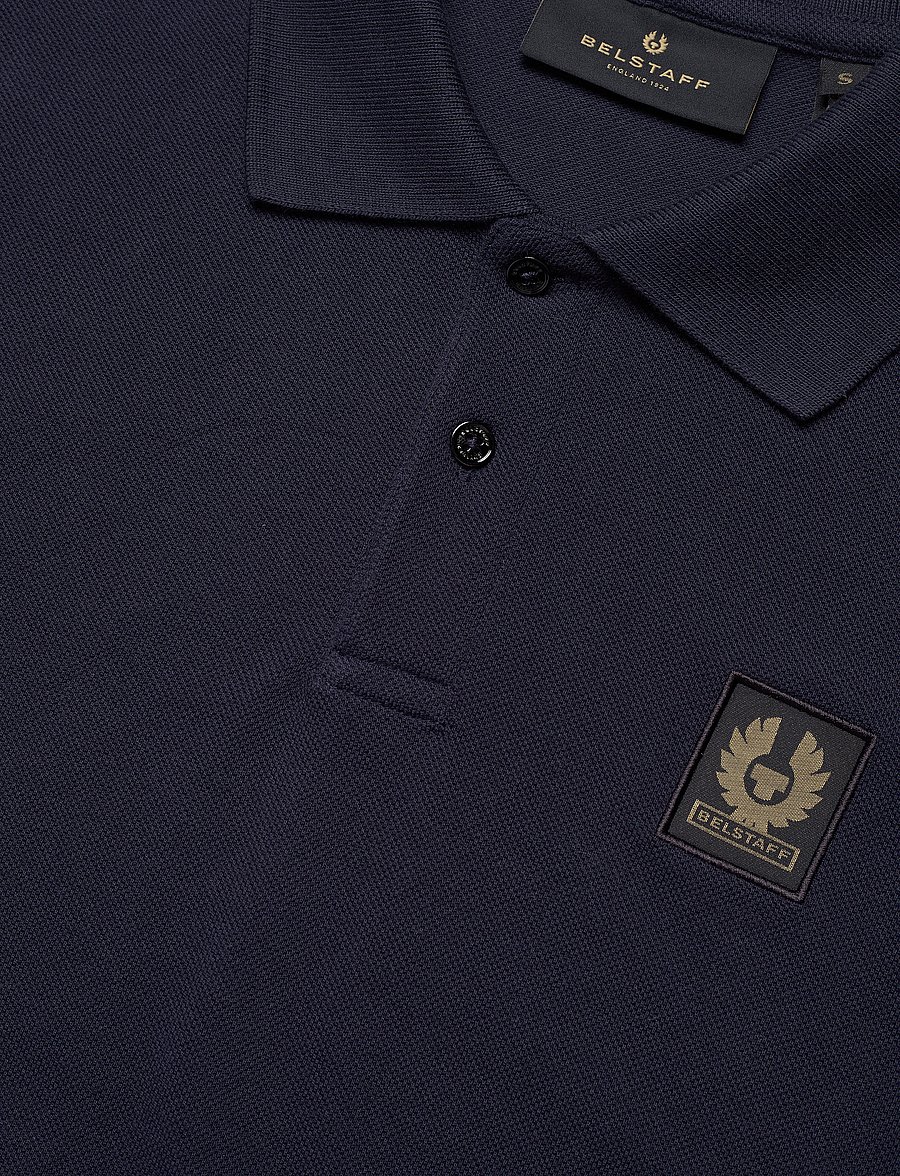 Belstaff - BELSTAFF POLO Dark Sand - kurzärmelig - dark ink - 2