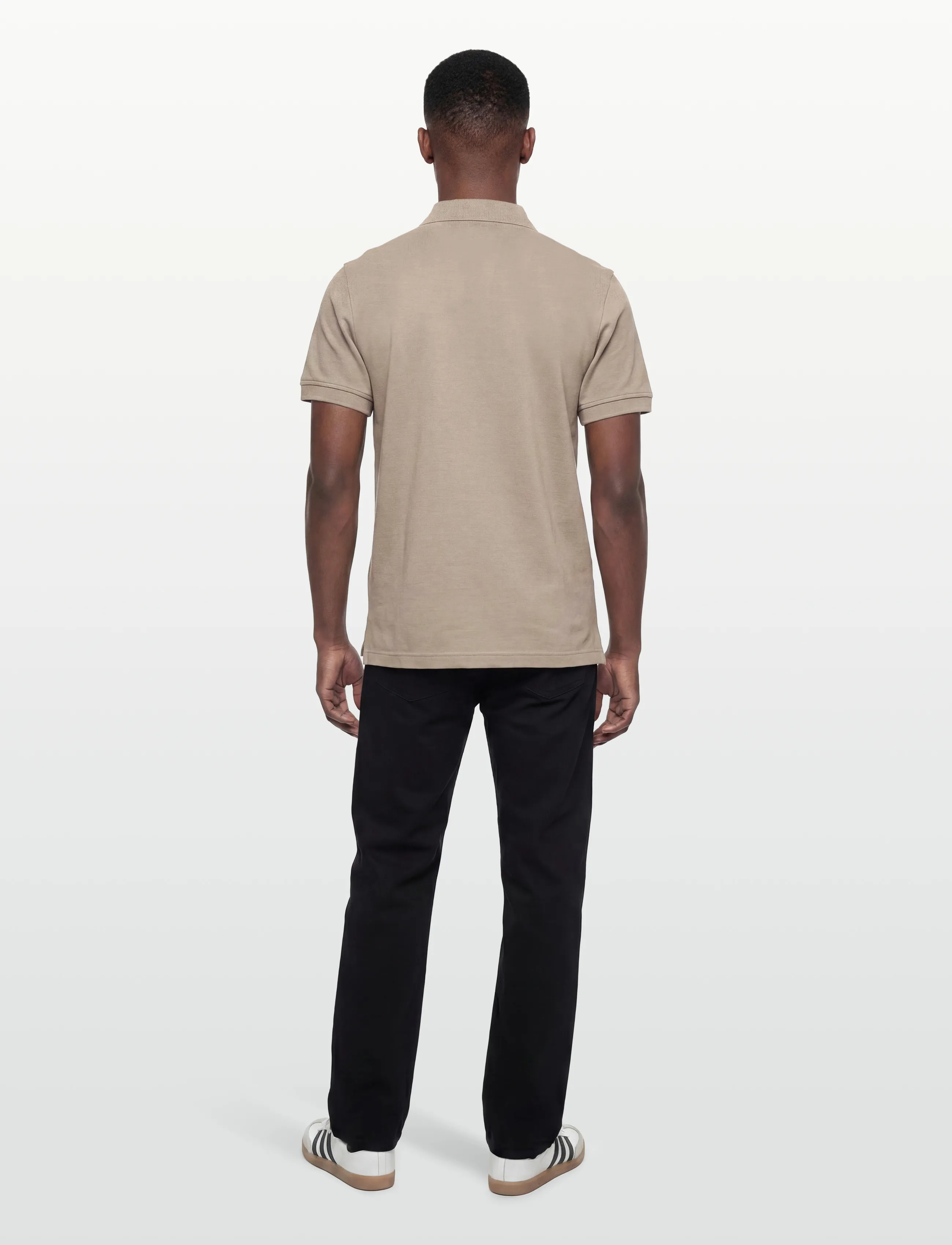 Belstaff - BELSTAFF POLO Black - short-sleeved polos - dark sand - 4