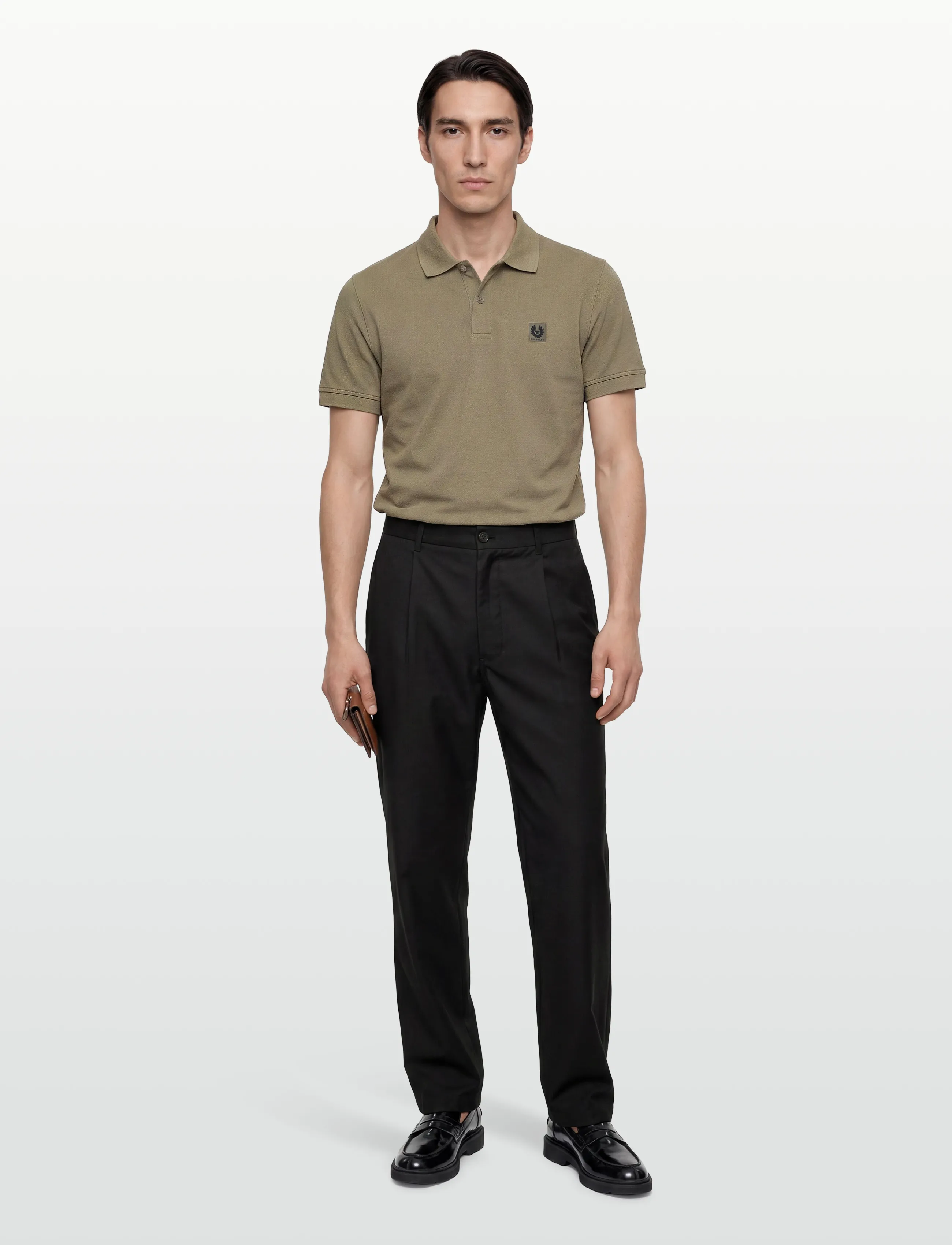 Belstaff Polo Sky Blue, XL, Polos, Khakigrün - Short-sleeved, Männerswear