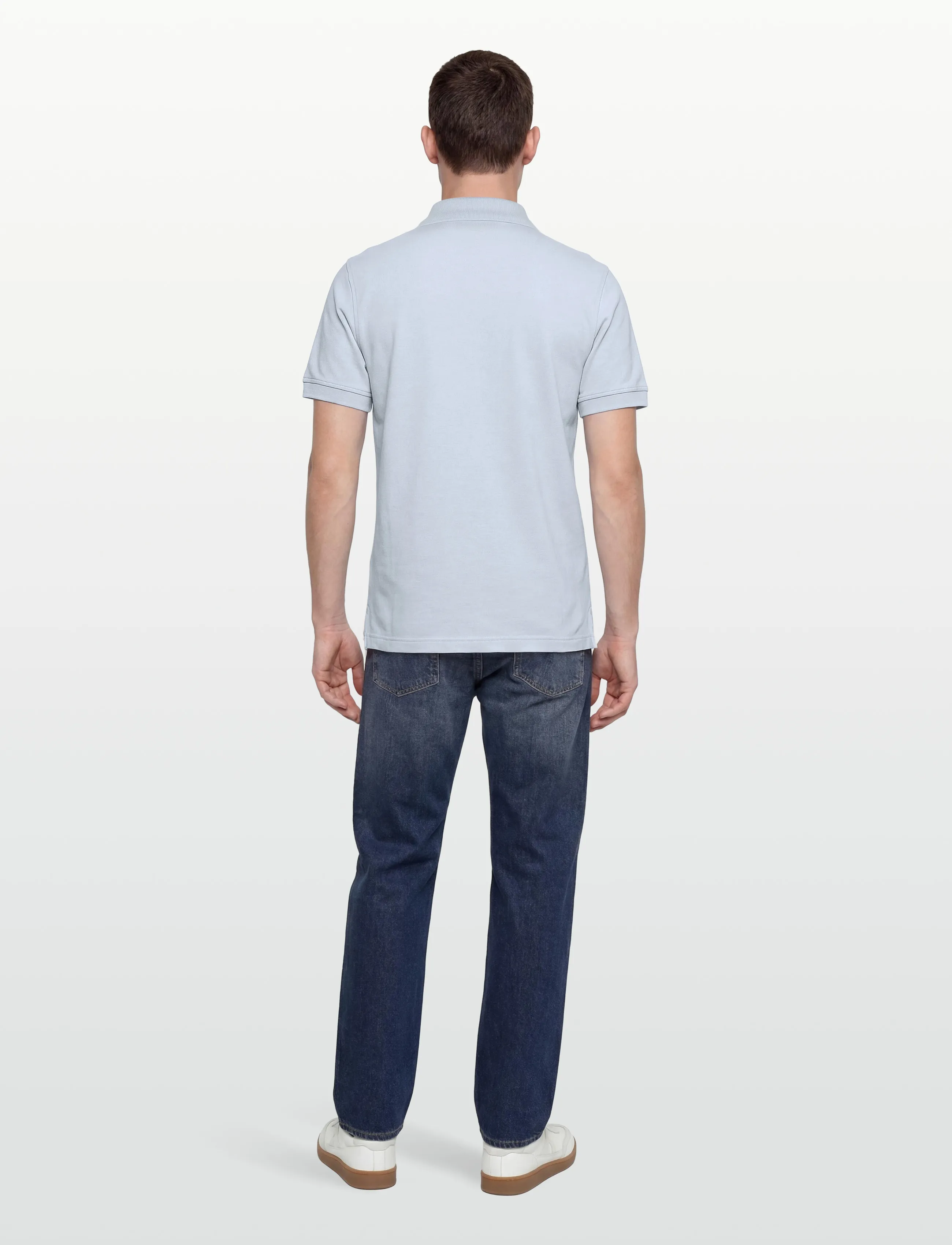 Belstaff - BELSTAFF POLO Black - short-sleeved polos - sky blue - 4