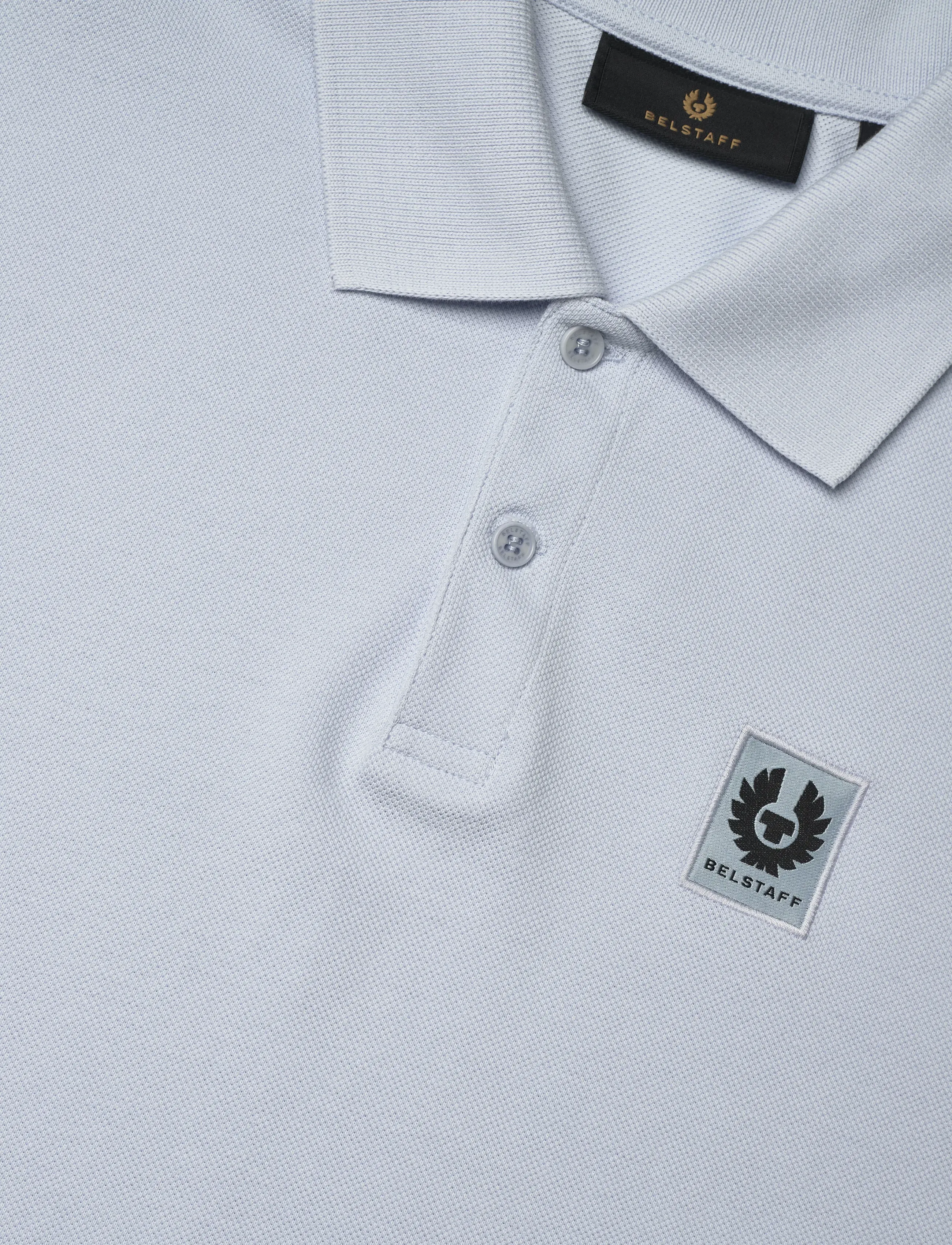 Belstaff - BELSTAFF POLO Black - short-sleeved polos - sky blue - 5