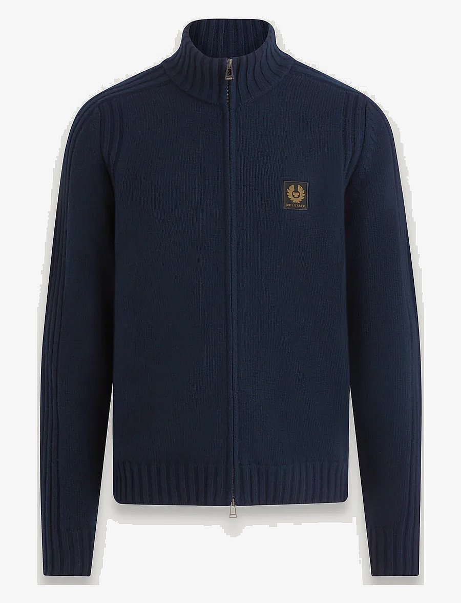 Belstaff - WATCH ZIP CARDIGAN Black - cardigans - dark ink - 0